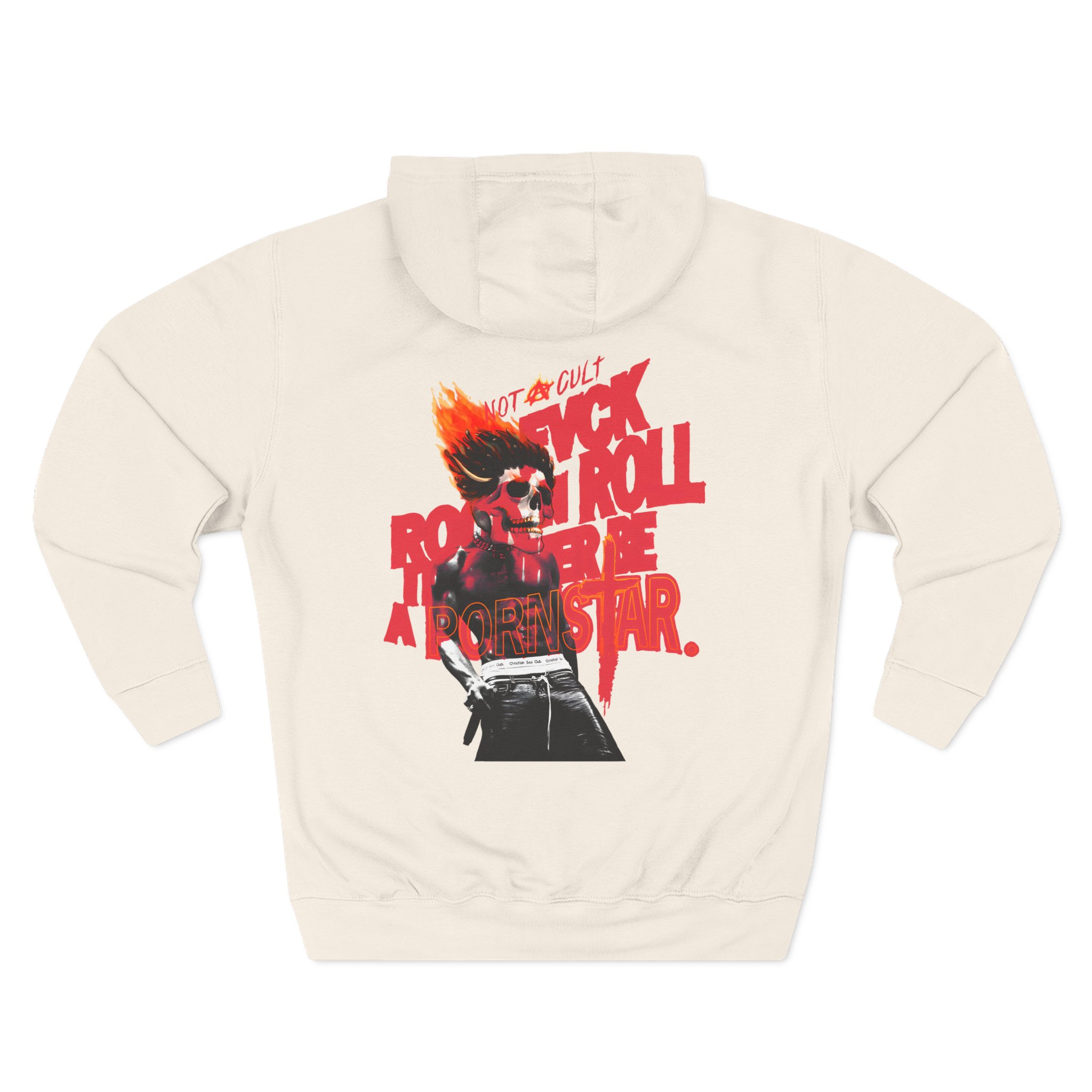 Saint Jhn Fvck Rock and Roll Three-Panel Fleece Hoodie