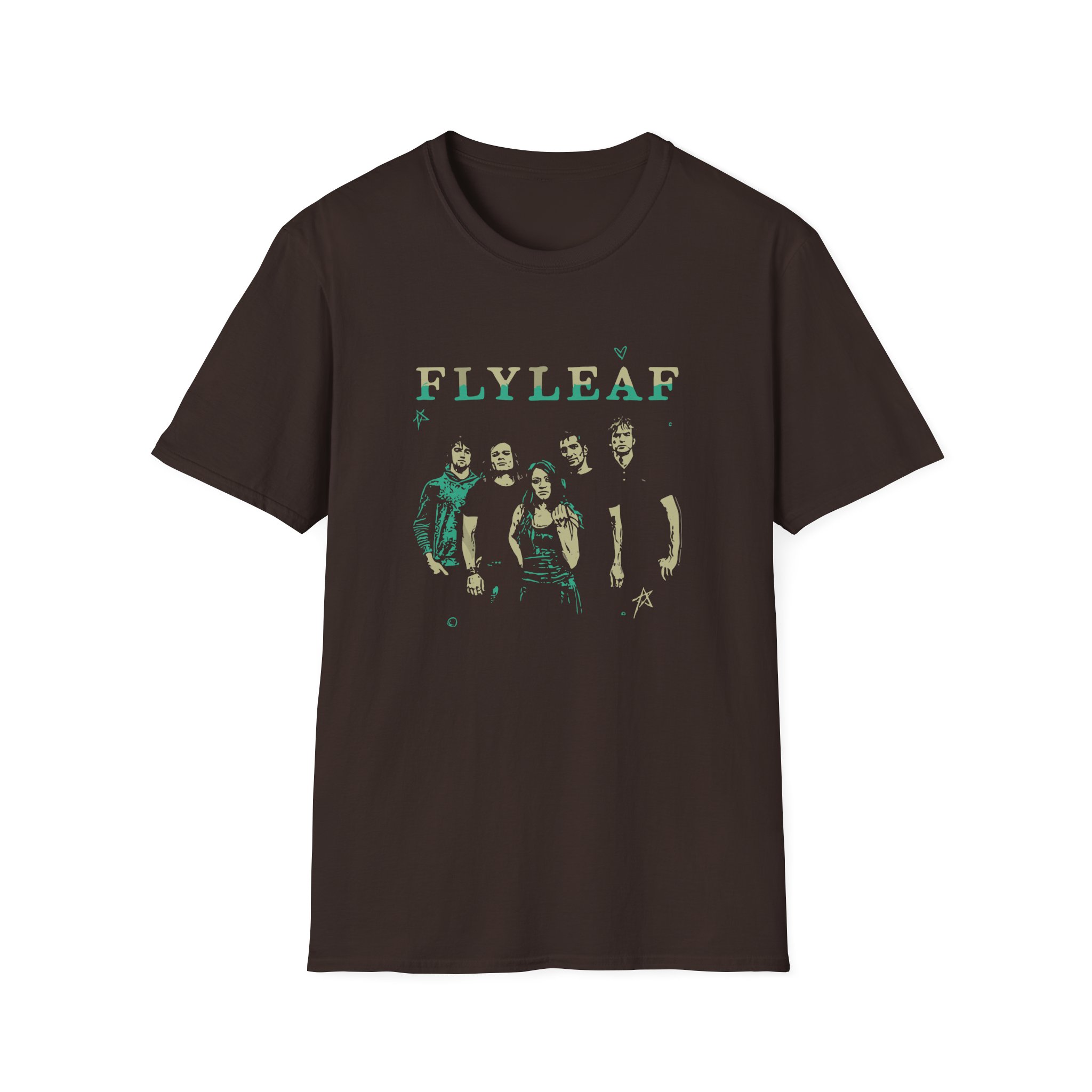 Flyleaf Group Photo Unisex Softstyle T-Shirt