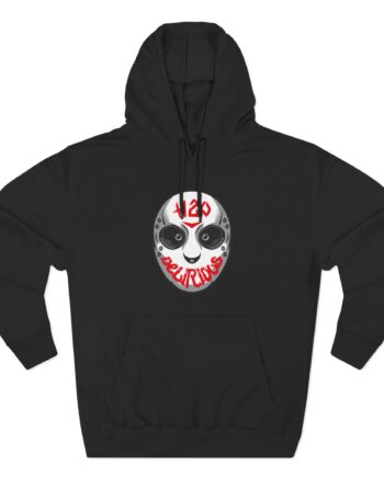 H2odelirious Face Mask Logo Three-Panel Fleece Hoodie