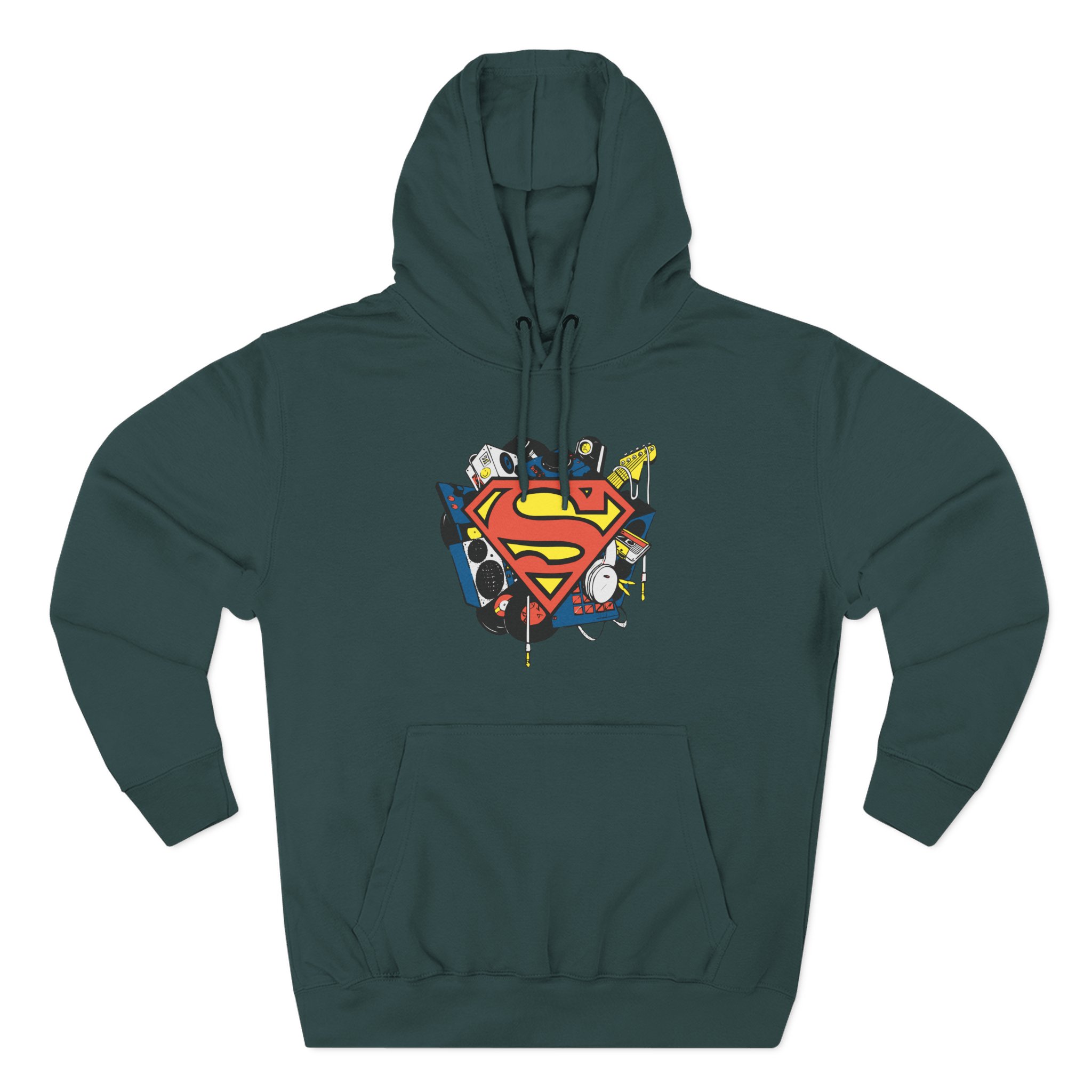 Kaskade X Superman Musician Three-Panel Fleece Hoodie