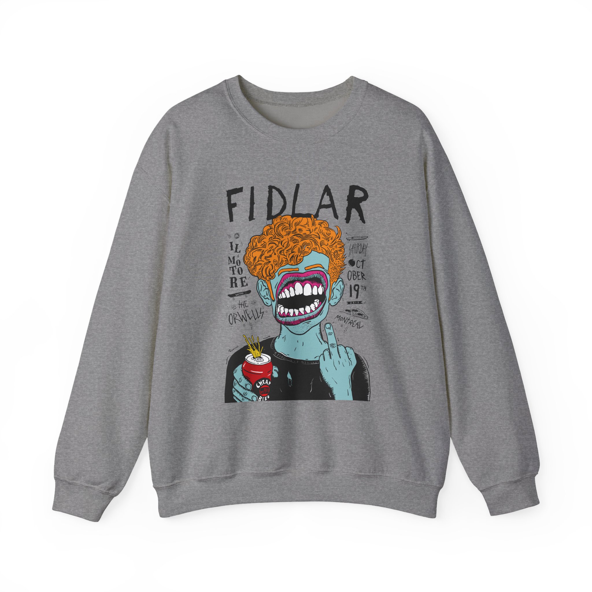 Fidlar Band Rock the Orwells Unisex Heavy Blendâ„¢ Crewneck Sweatshirt