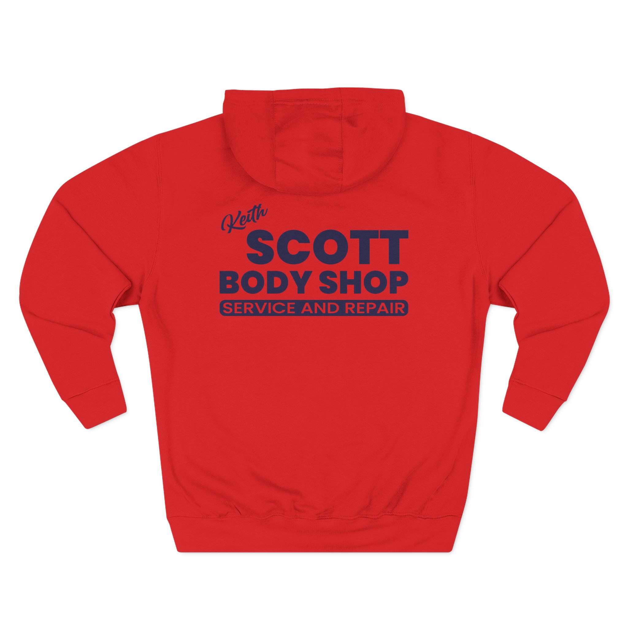 Keith Scott Body Shop One Tree Hill Three-Panel Fleece Hoodie
