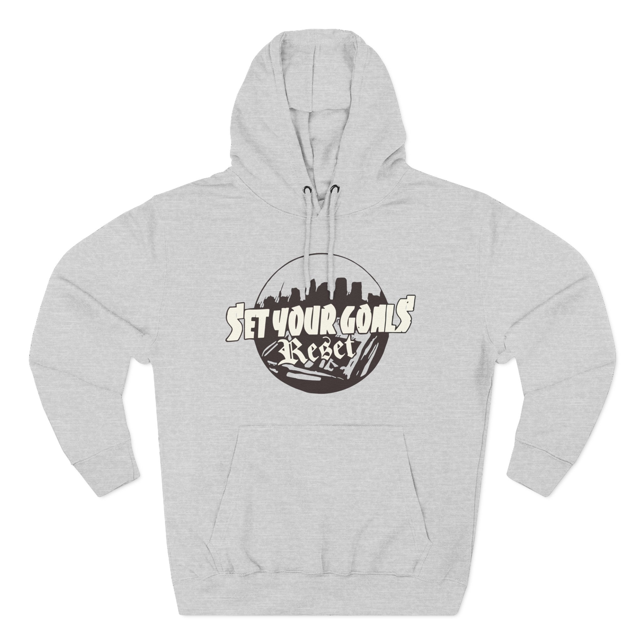 Set Your Goals Reset Three-Panel Fleece Hoodie