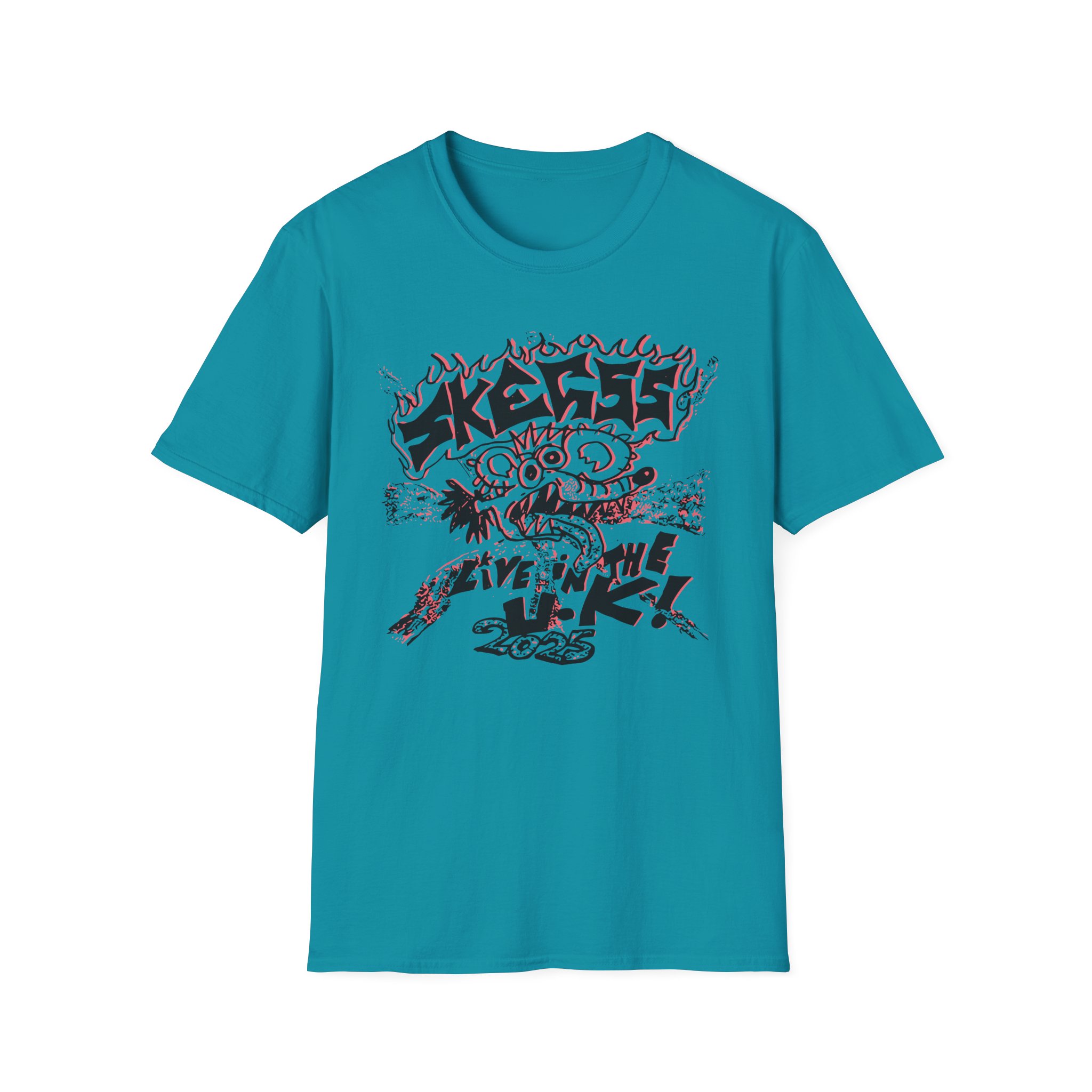 Skegss Live in the Uk 2025 Unisex Softstyle T-Shirt