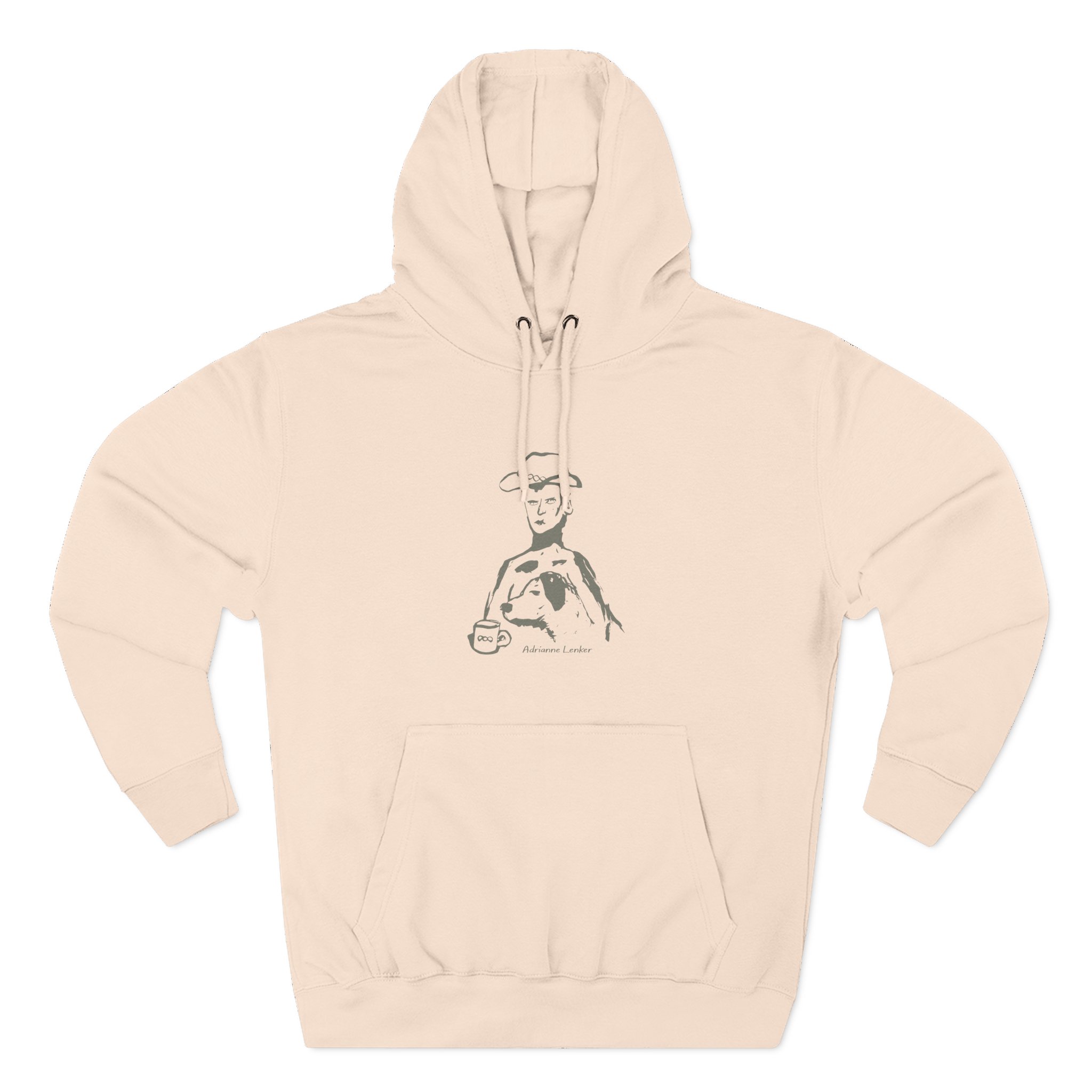 Adrianne Lenker Adrianne & Oso Three-panel Fleece Hoodie