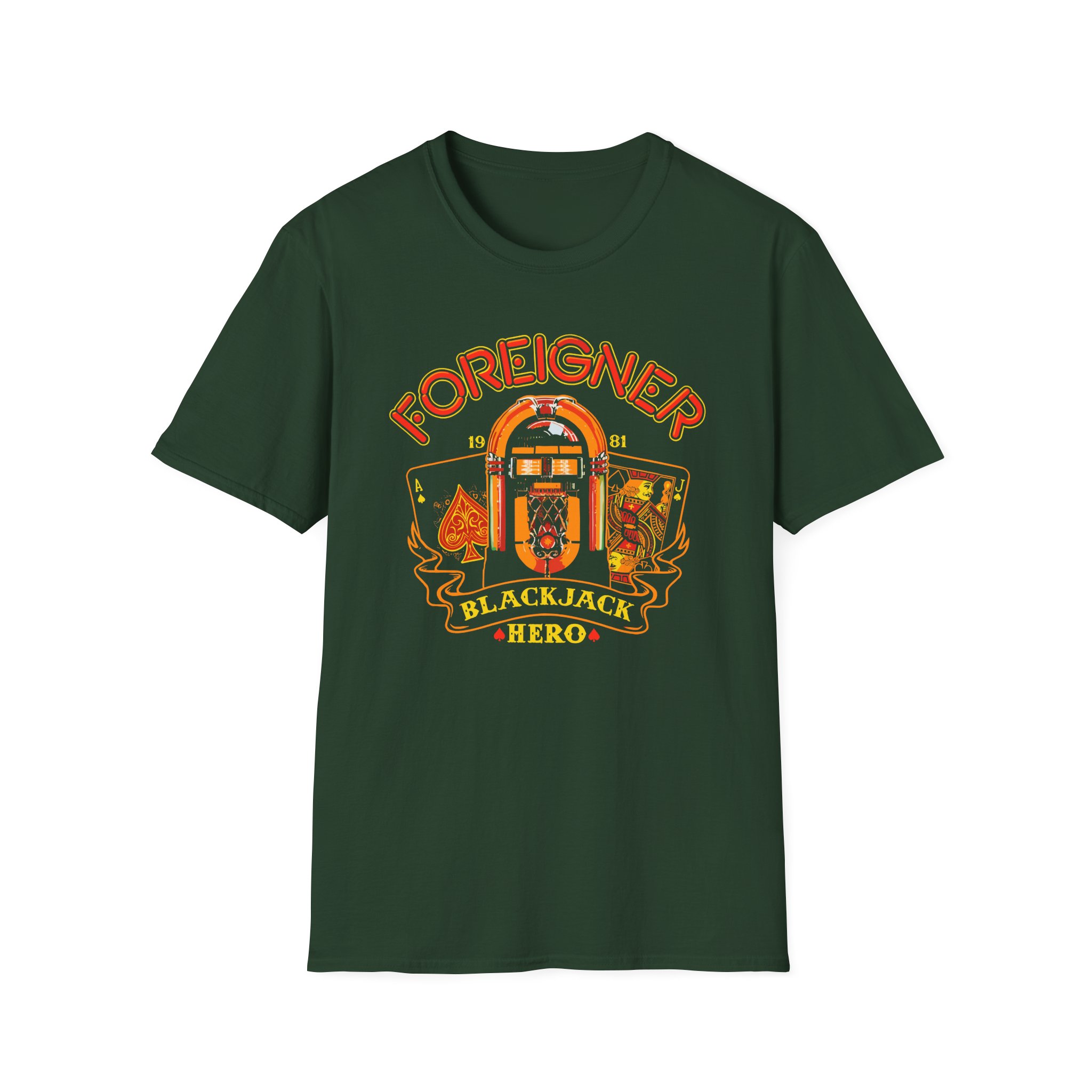 Foreigner Jack Hero Unisex Softstyle T-Shirt