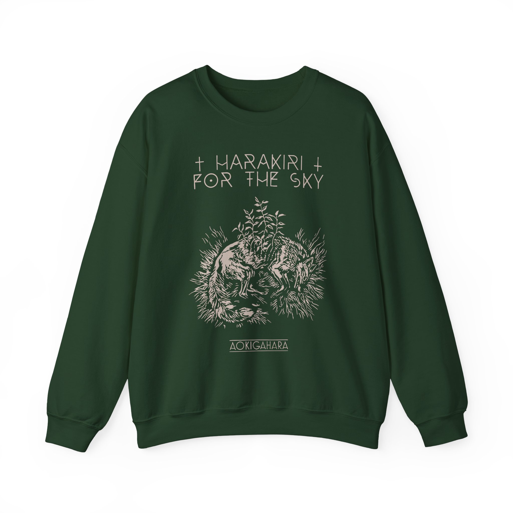 Harakiri for the Sky Aokigahara Unisex Heavy Blendâ„¢ Crewneck Sweatshirt