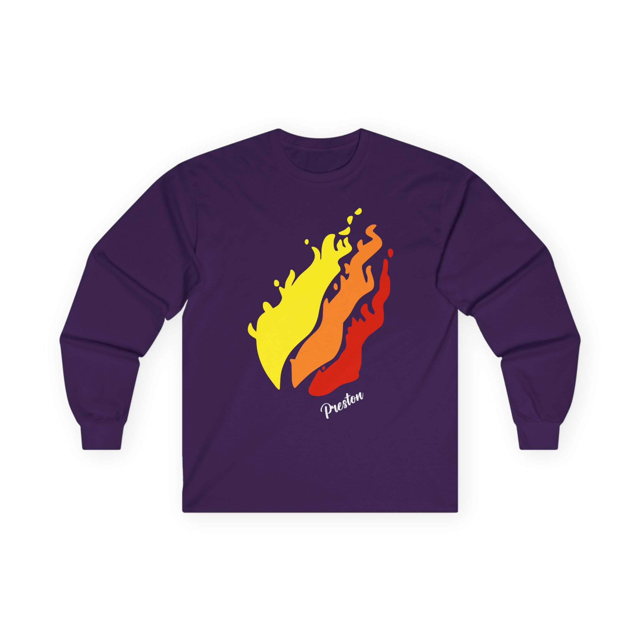 Preston Flame Unisex Ultra Cotton Long Sleeve Tee