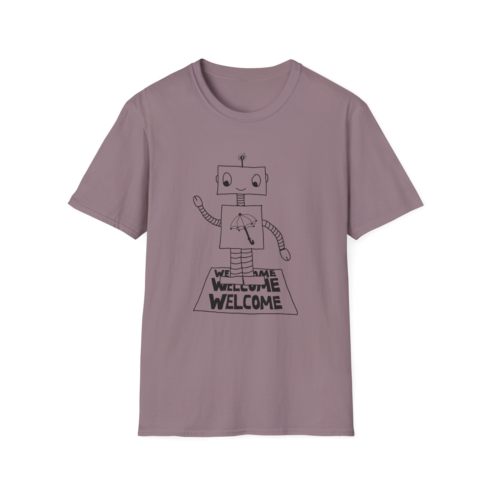 Armchair Expert Robot Unisex Softstyle T-Shirt