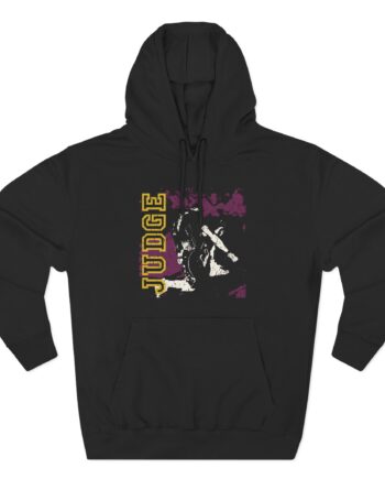 Judge Bringin' It Down Cover Photo Three-Panel Fleece Hoodie