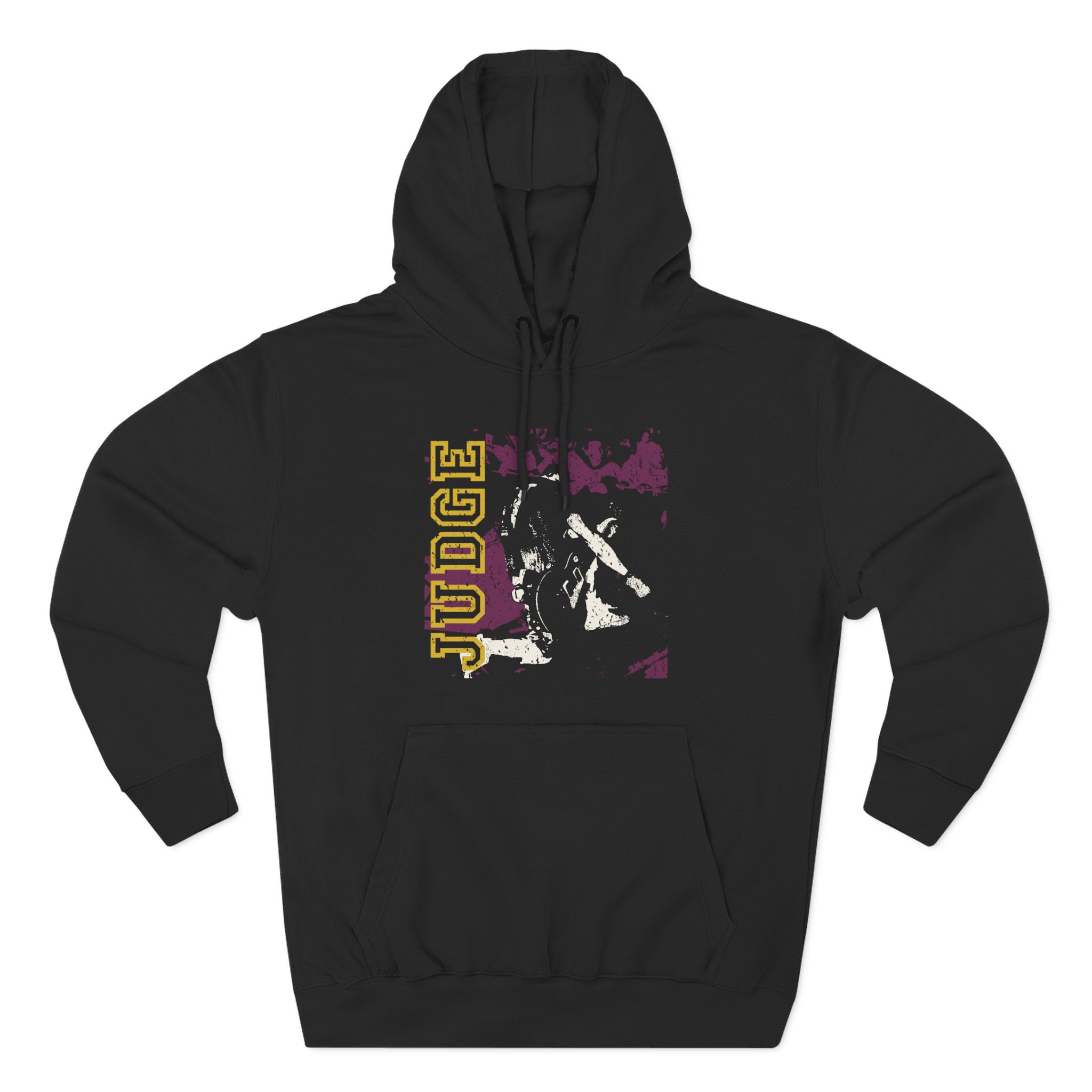 Judge Bringin' It Down Cover Photo Three-Panel Fleece Hoodie
