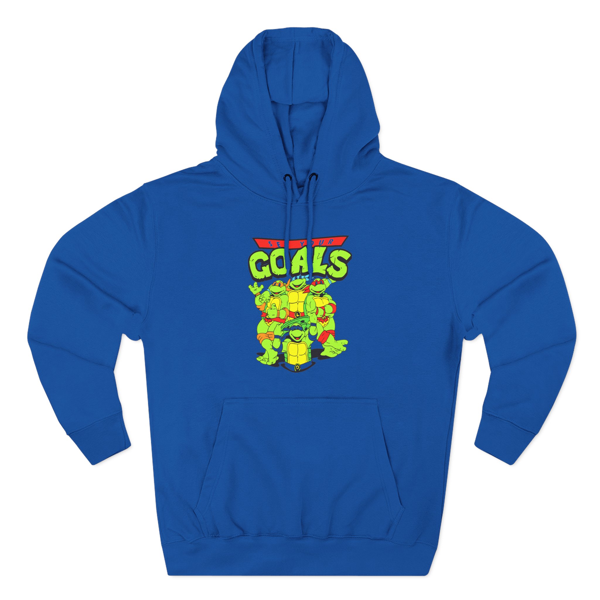 Set Your Goals Ninja Turtles Three-Panel Fleece Hoodie