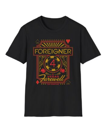 Foreigner Vegas Event Unisex Softstyle T-Shirt