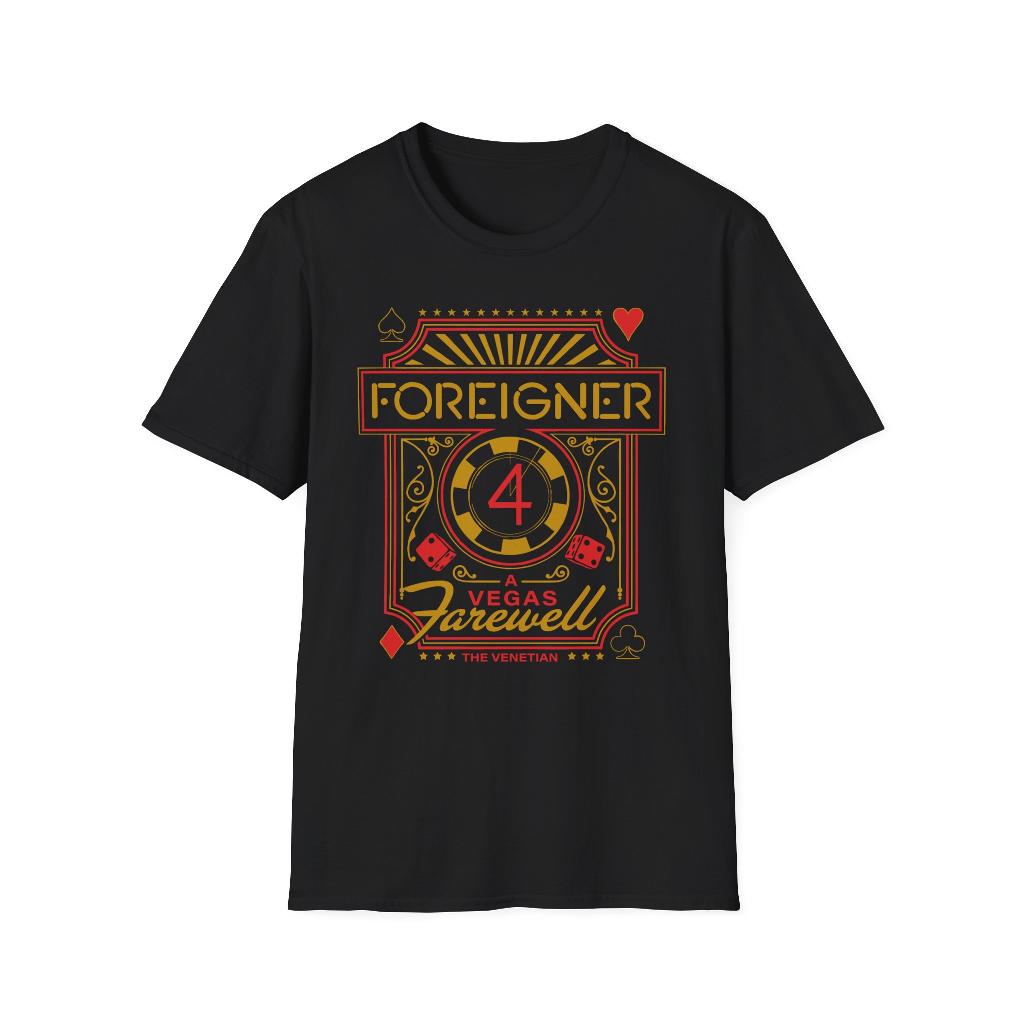 Foreigner Vegas Event Unisex Softstyle T-Shirt