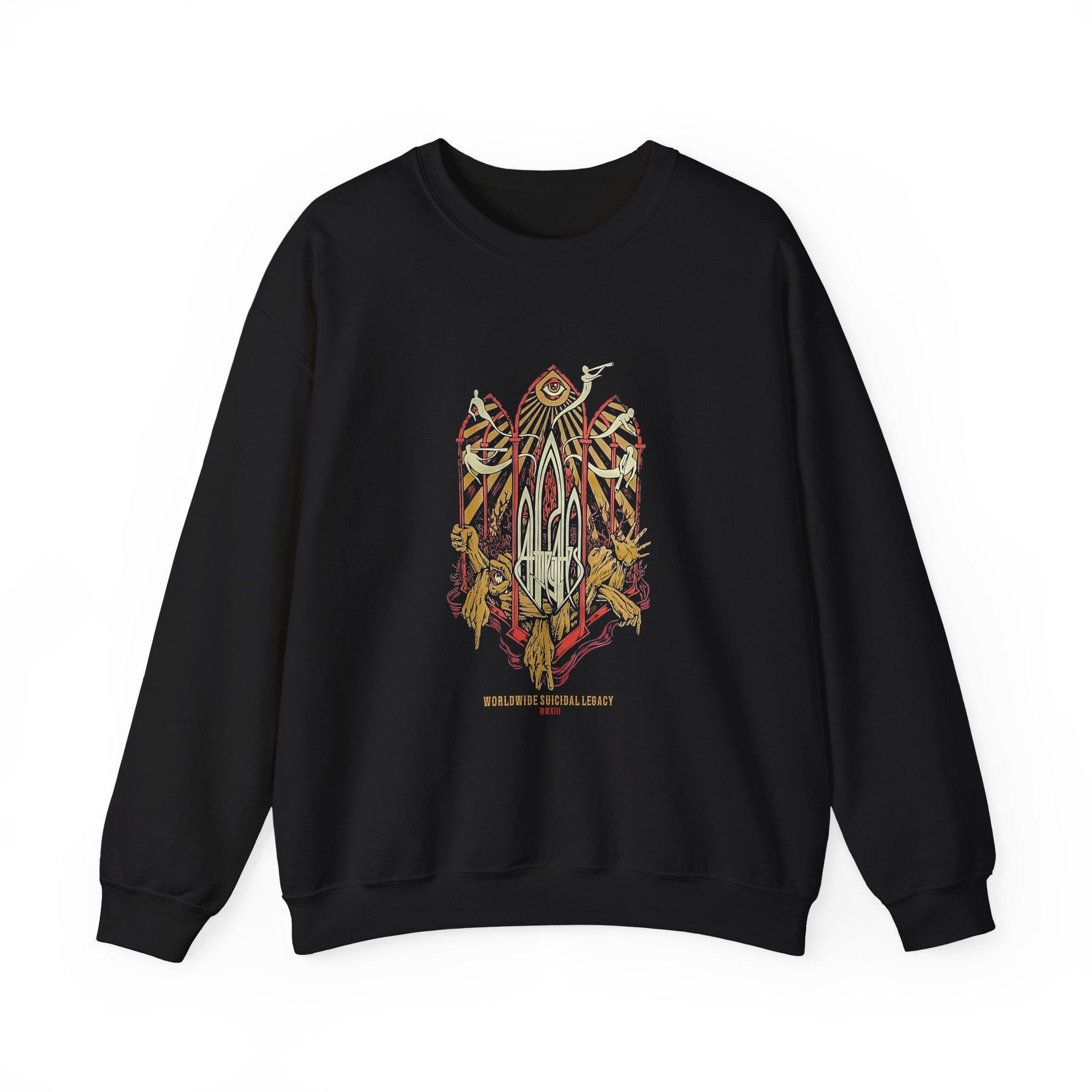 At the Gates Suicidal Legacy Unisex Heavy Blend Crewneck Sweatshirt