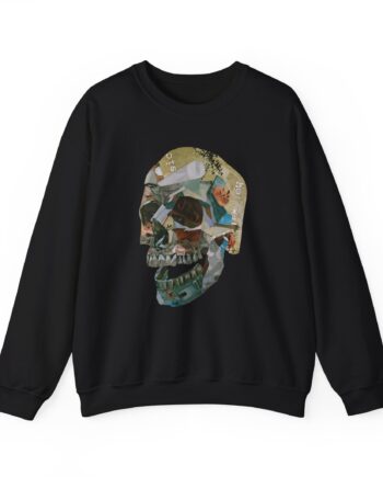 Hot Water Music Album Collage Skull Unisex Heavy Blend™ Crewneck Sweatshirt