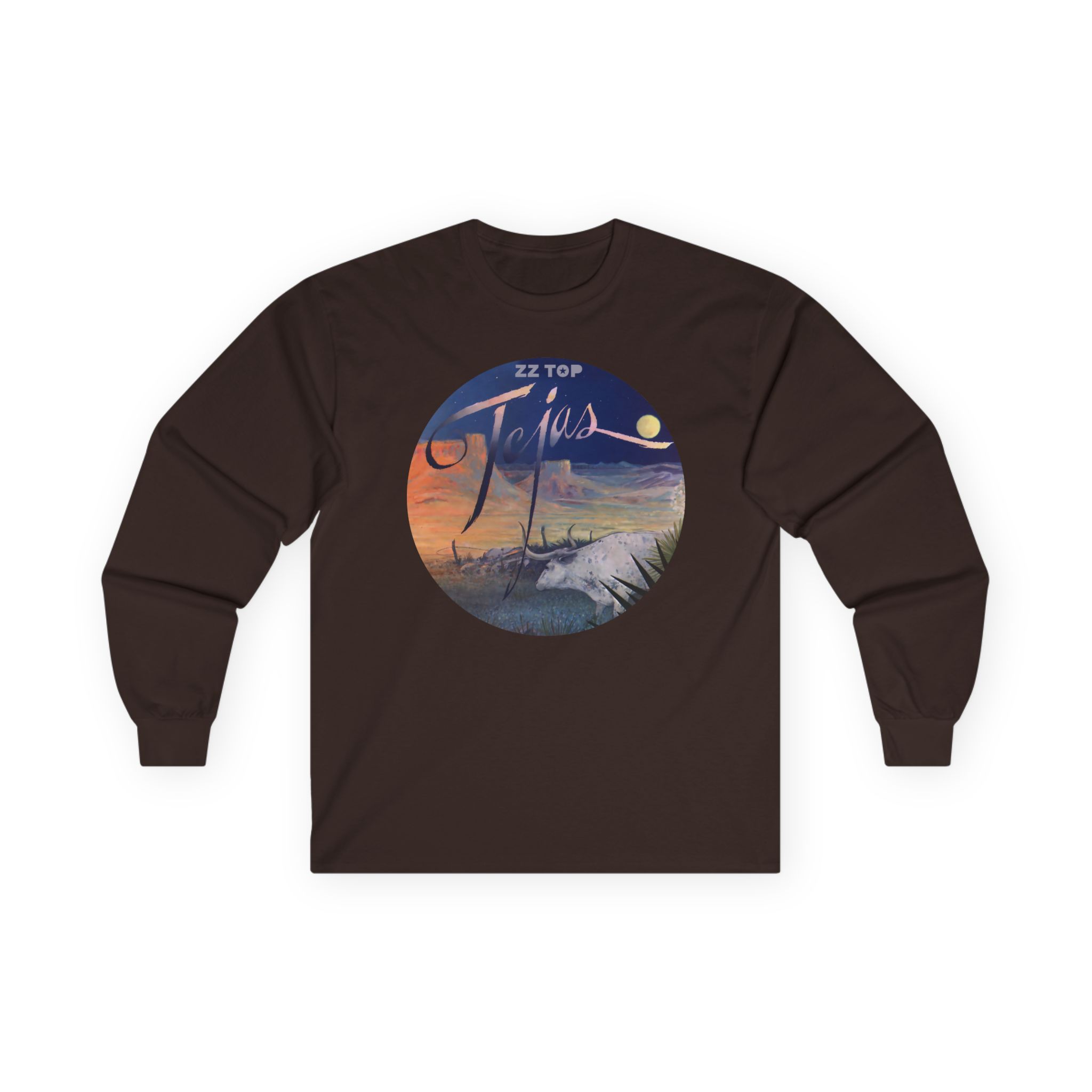 ZZ Top 1976 Tejas Beige Unisex Ultra Cotton Long Sleeve Tee