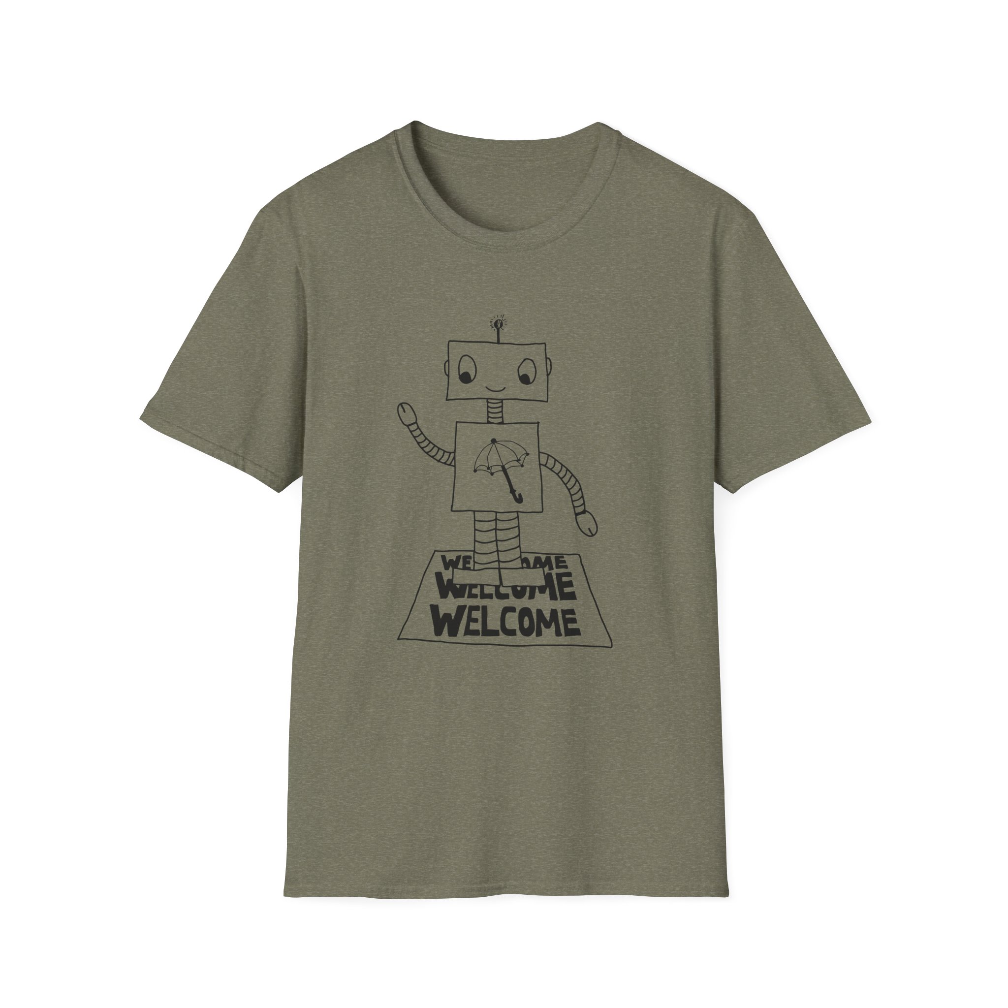 Armchair Expert Robot Unisex Softstyle T-Shirt