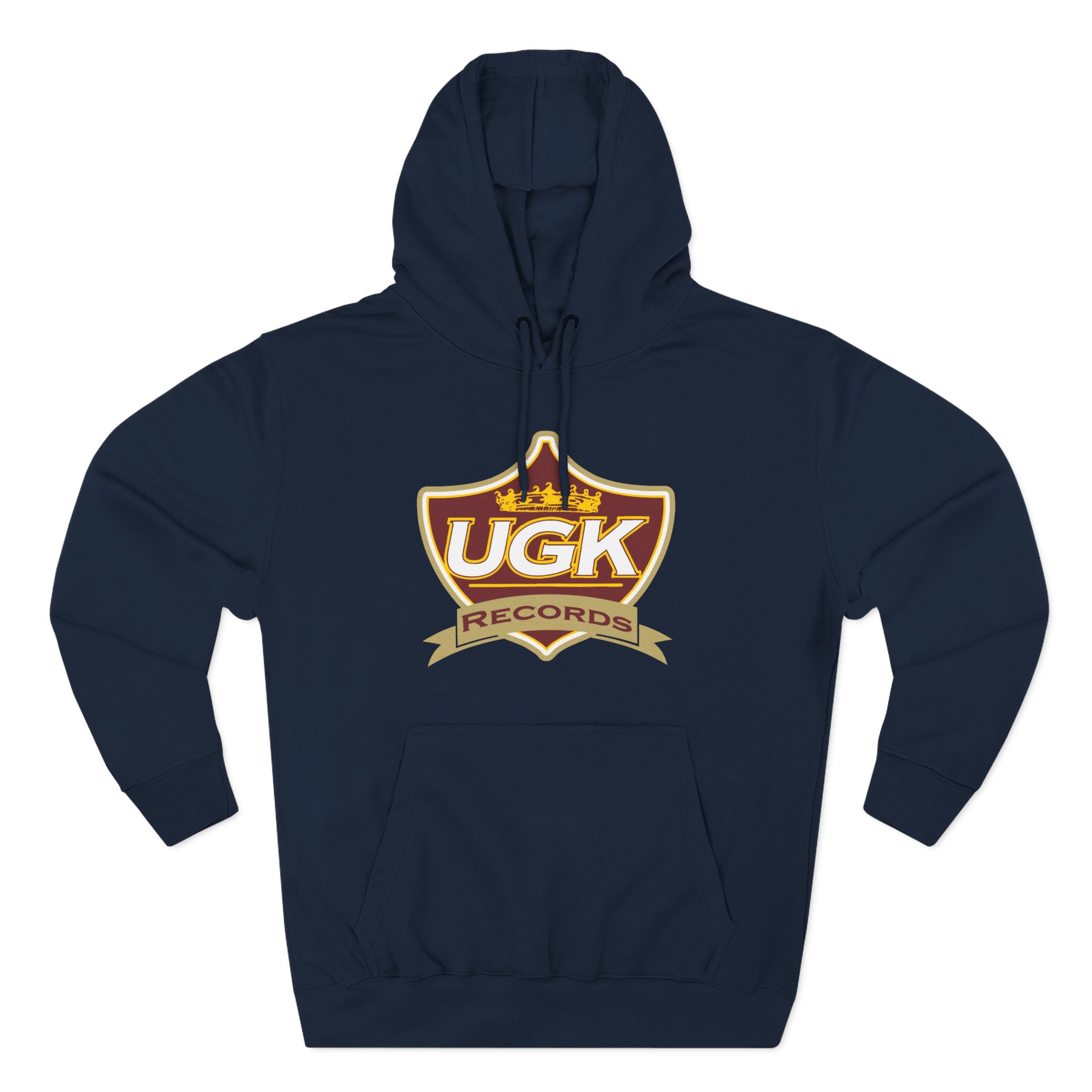 UGK Records Three-Panel Fleece Hoodie