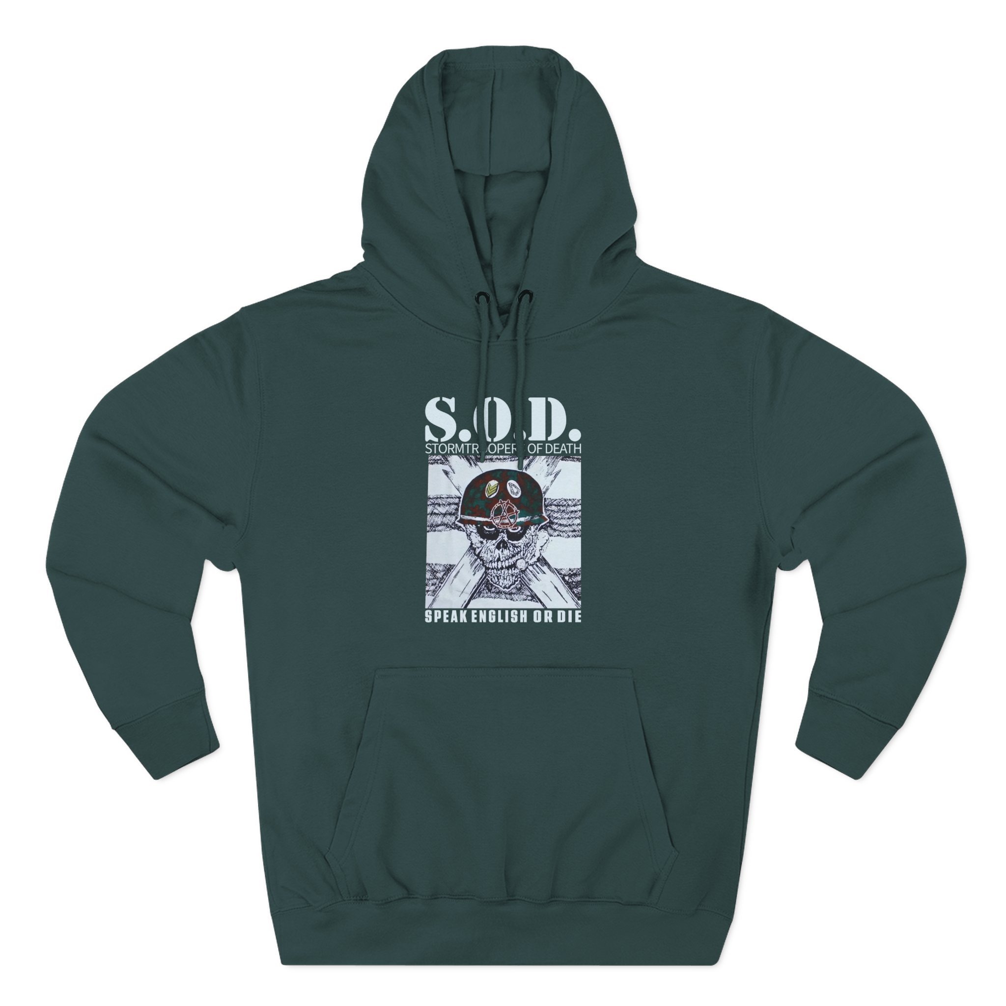 S.o.d. Stormtroopers of Death Band Three-Panel Fleece Hoodie