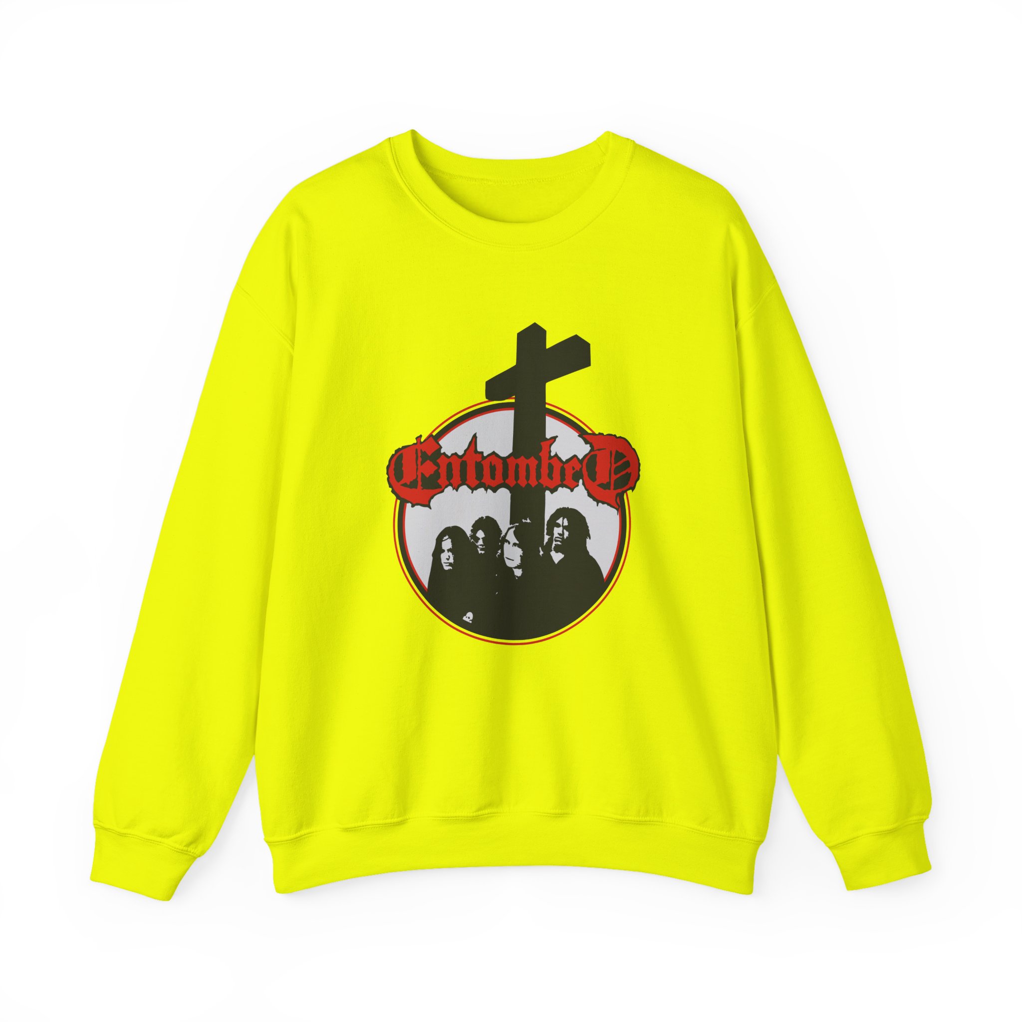 Entombed 3/4 Baseball Left Hand Unisex Heavy Blendâ„¢ Crewneck Sweatshirt