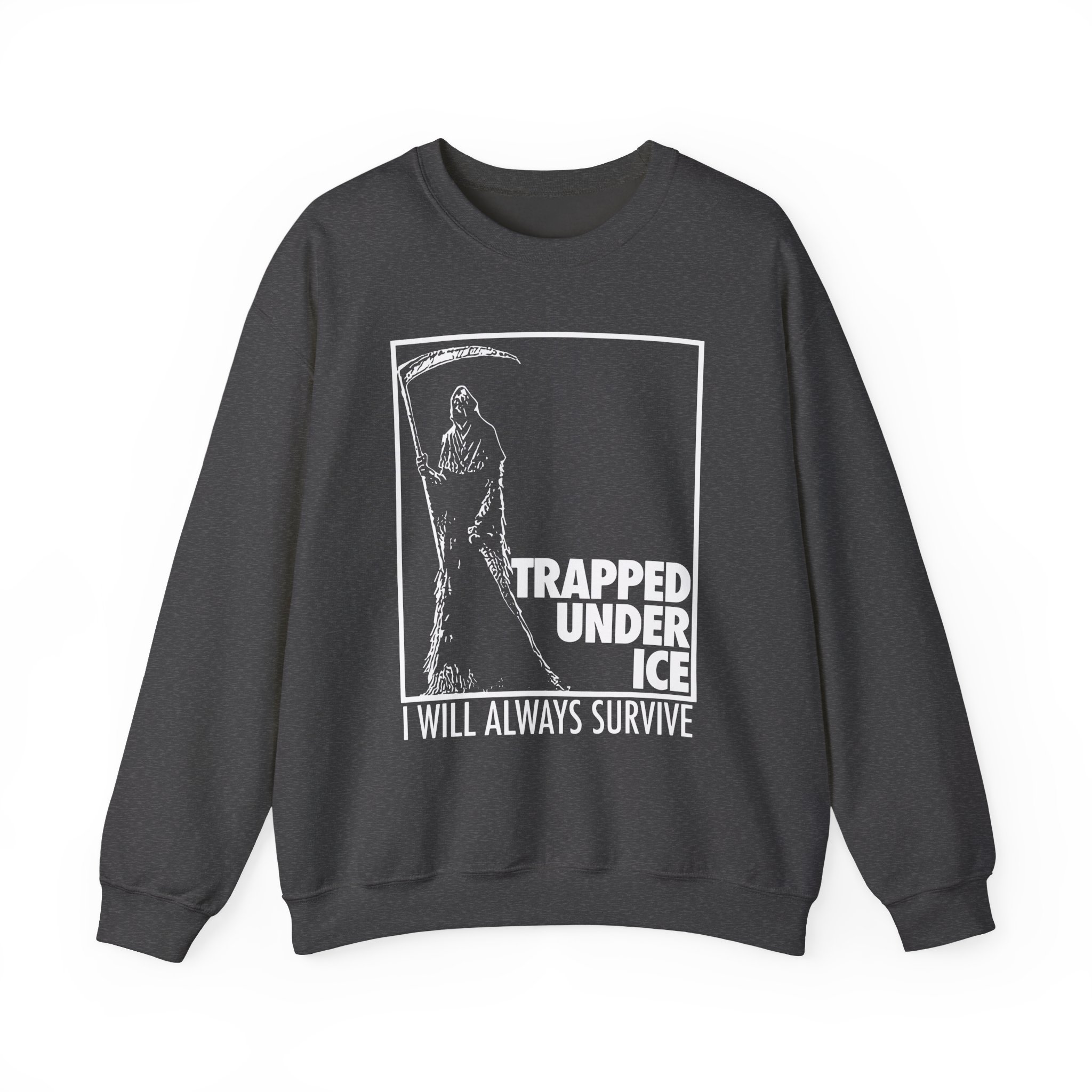 Trapped Under Ice Reaper Unisex Heavy Blend Crewneck Sweatshirt