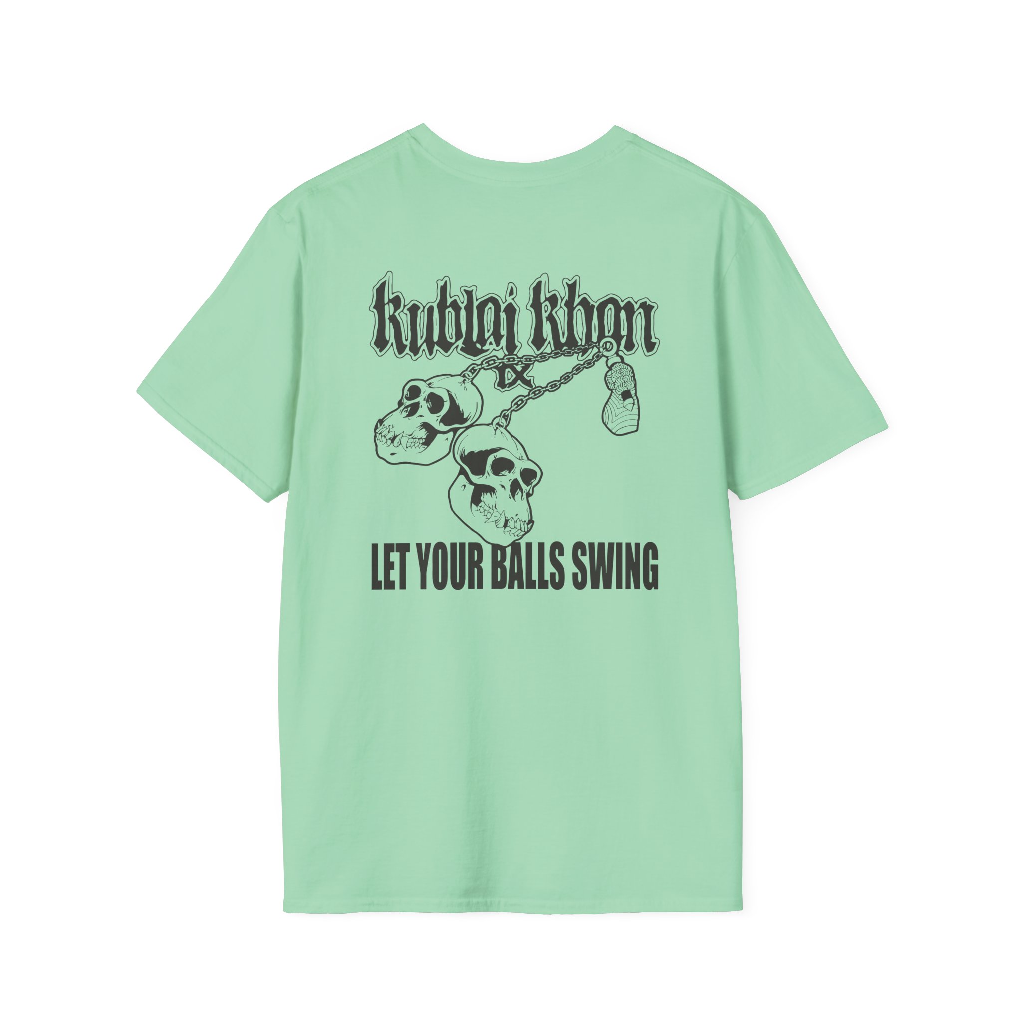 Kublai Khan - Let Your Balls Swing Unisex Softstyle T-Shirt