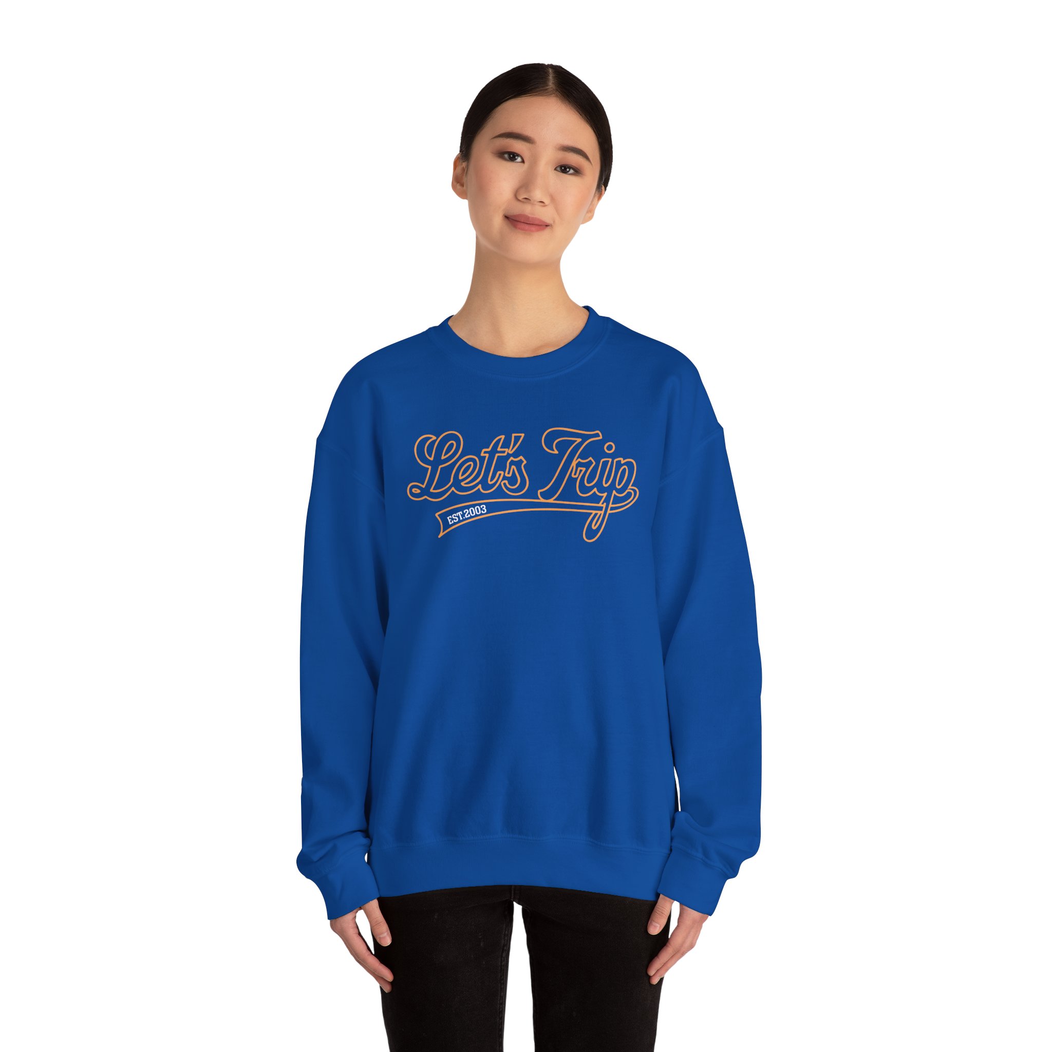 Sturniolo Let's Trip Script Unisex Heavy Blendâ„¢ Crewneck Sweatshirt