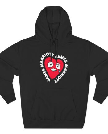 James Marriott Are We There Yet Heart Three-Panel Fleece Hoodie