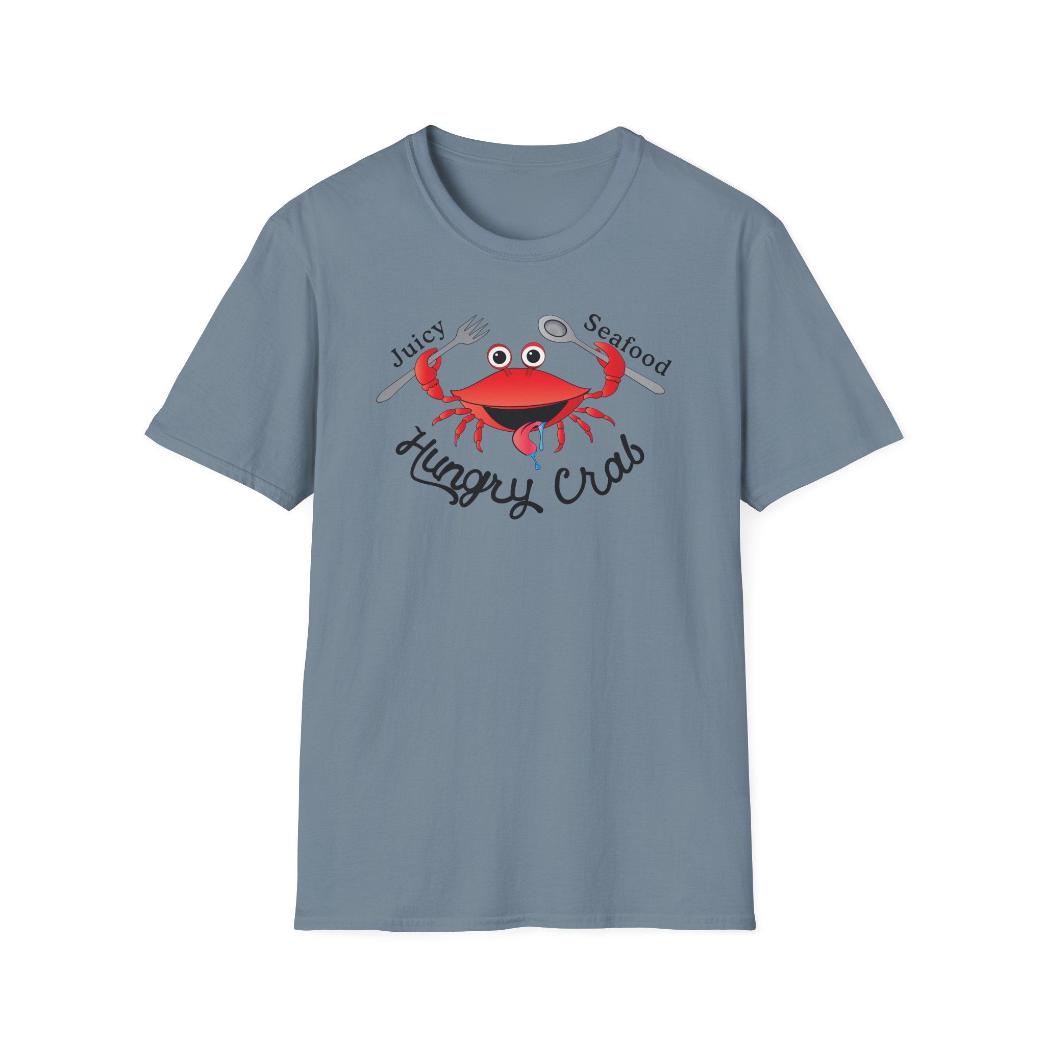 Hungry Box Hungry Crab Juicy Seafood Unisex Softstyle T-Shirt