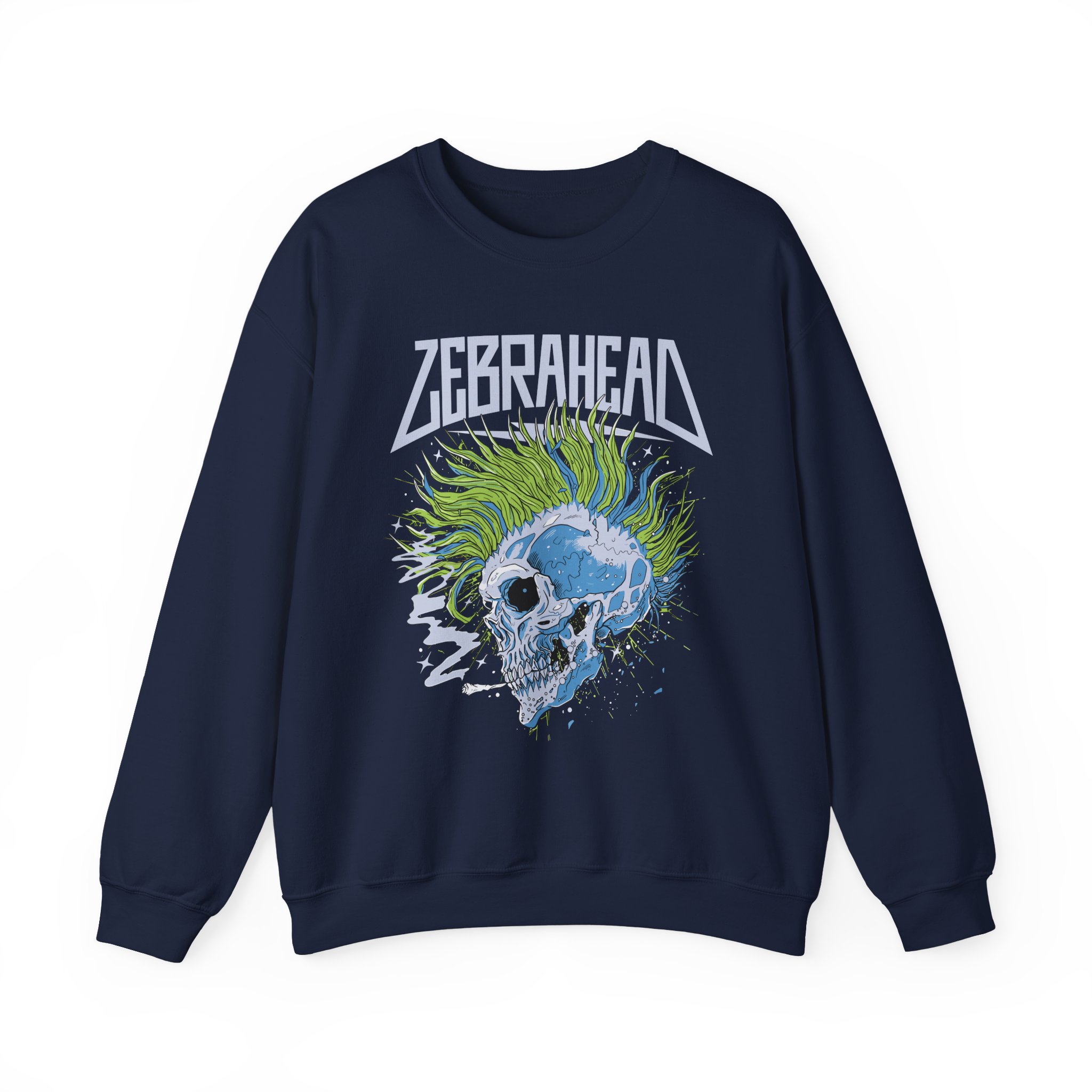 Zebrahead Skull Unisex Heavy Blendâ„¢ Crewneck Sweatshirt