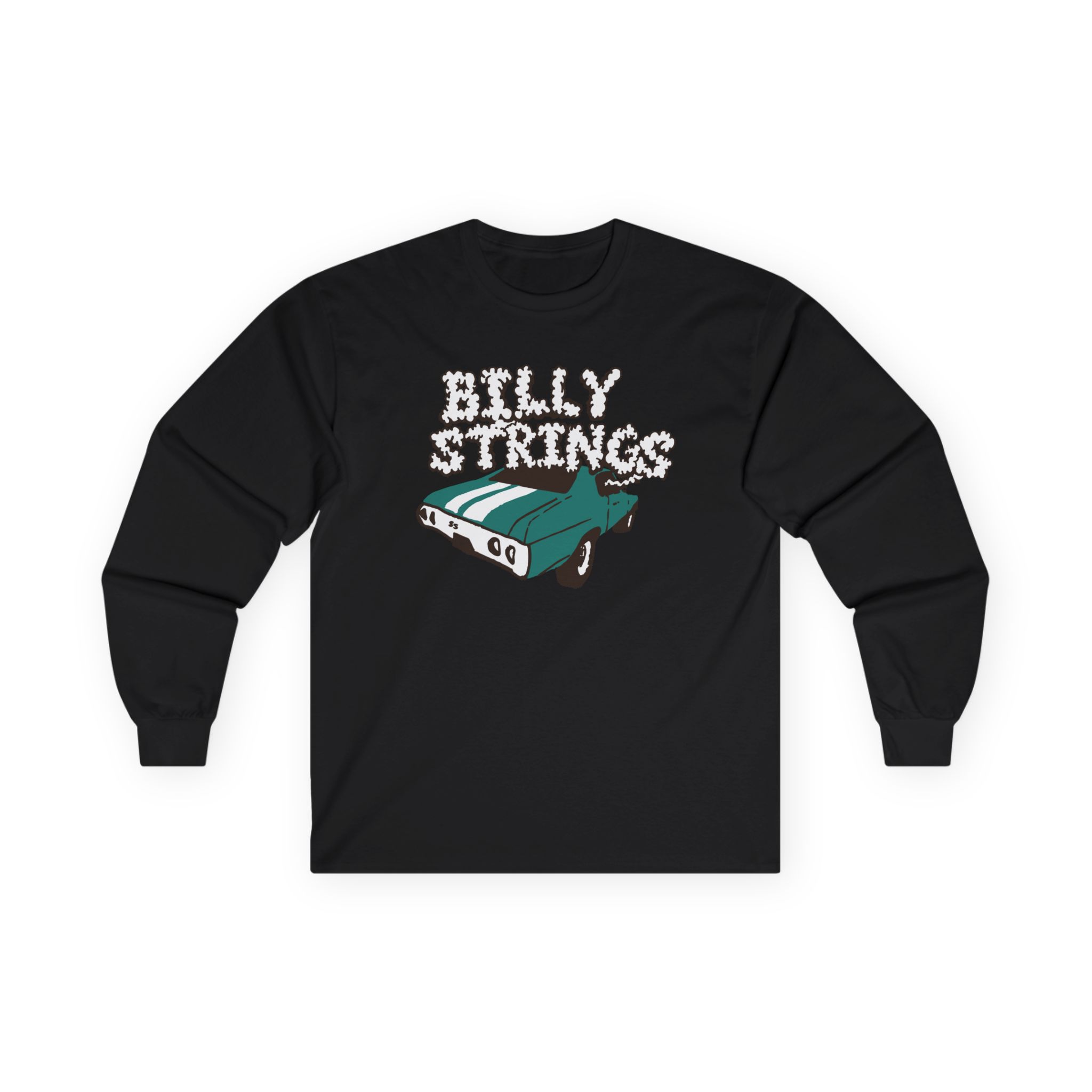 Billy Strings Imogene + Willie X Billy Strings Highway Prayers Green Car Unisex Ultra Cotton Long Sleeve Tee