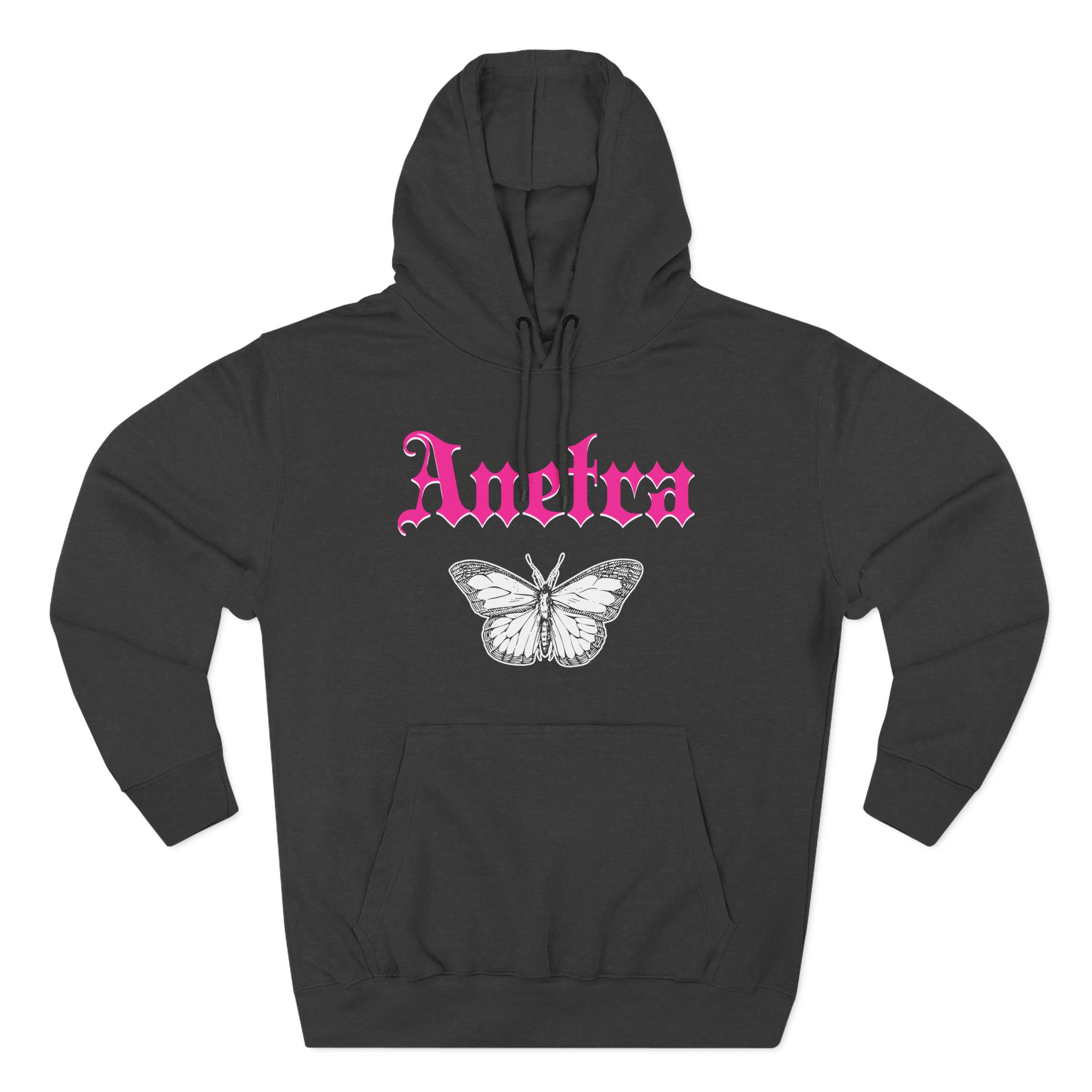 Anetra Three-Panel Fleece Hoodie