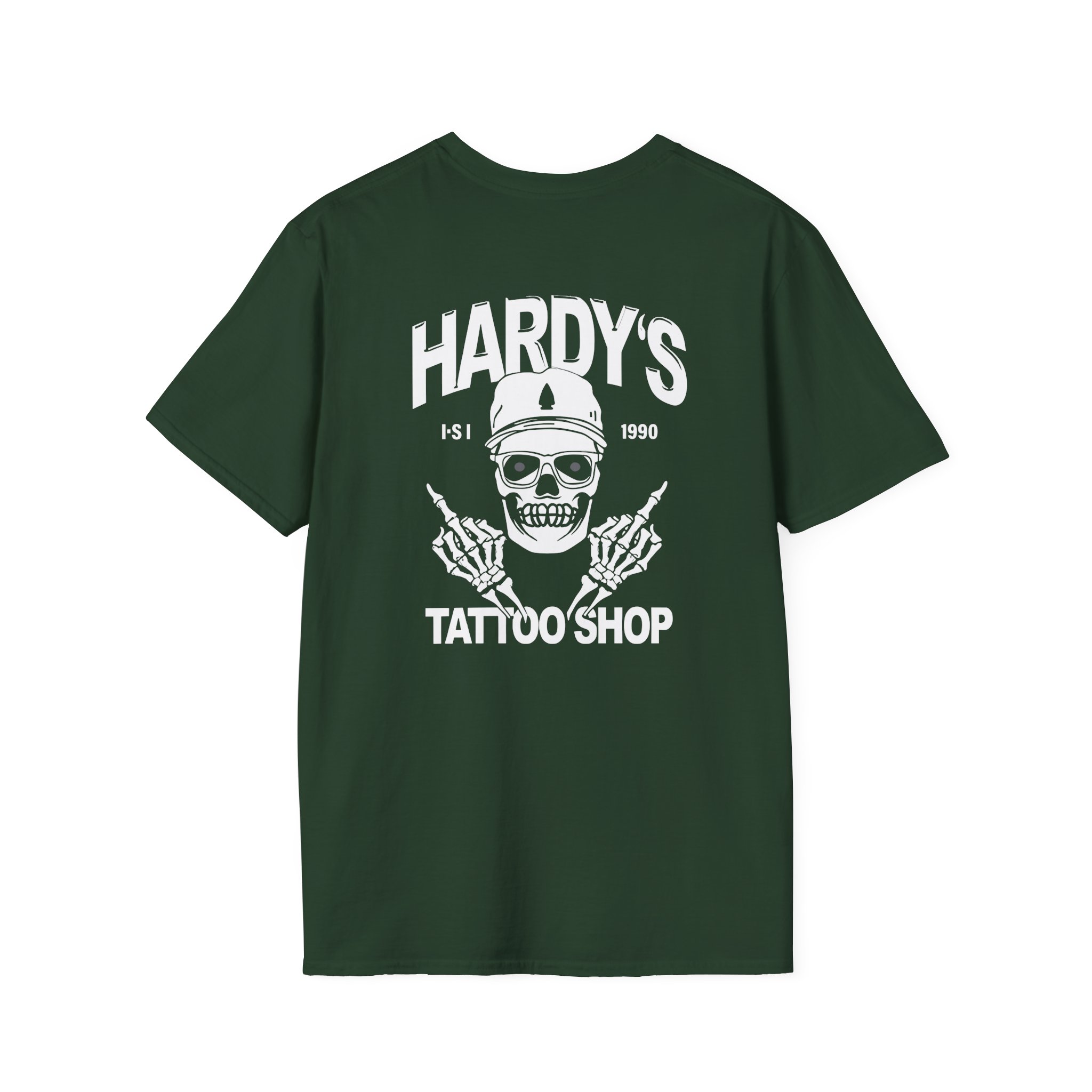 Hardy Tattoo Shop Unisex Softstyle T-Shirt