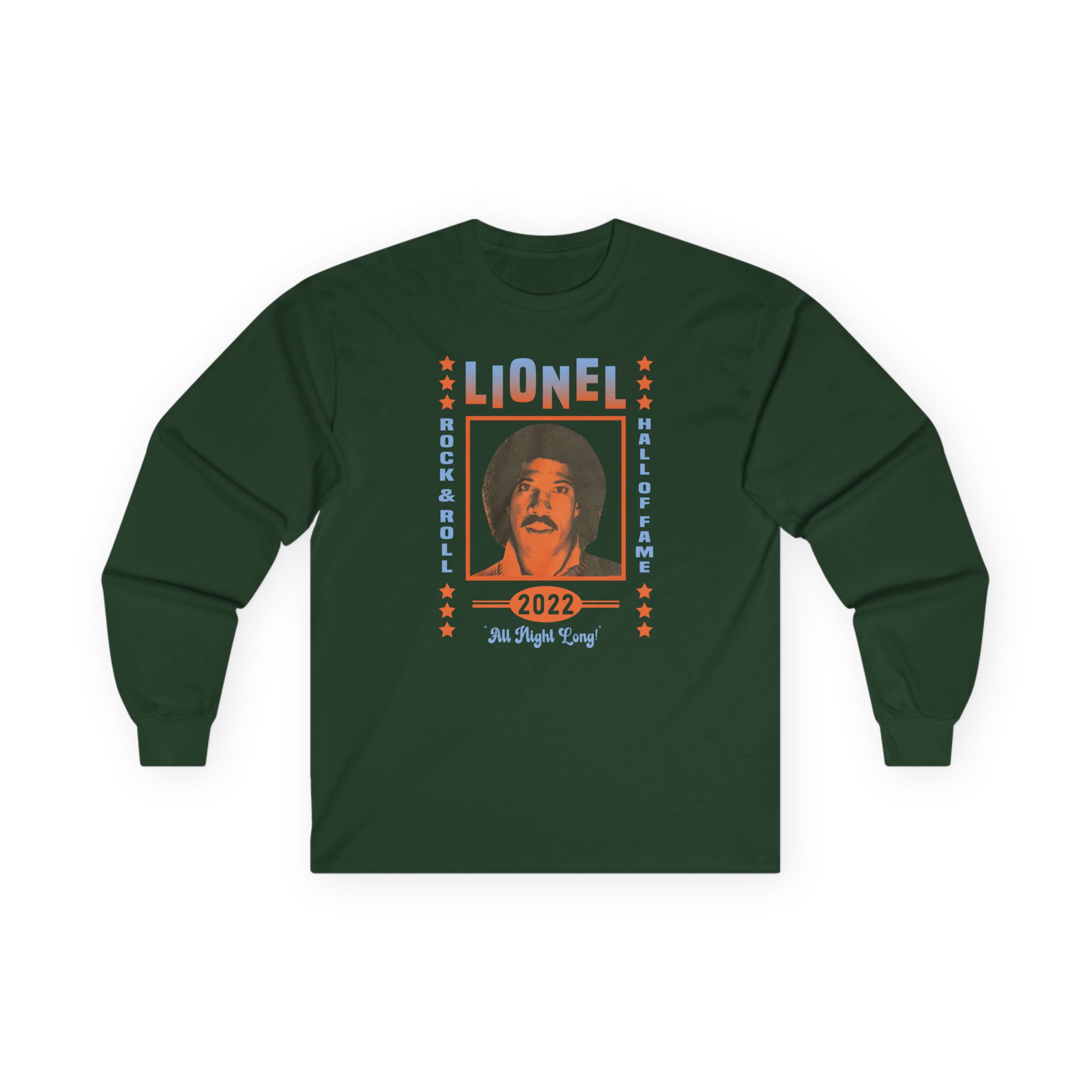 Lionel Richie Rock and Roll Hall of Fame All Night Unisex Ultra Cotton Long Sleeve Tee