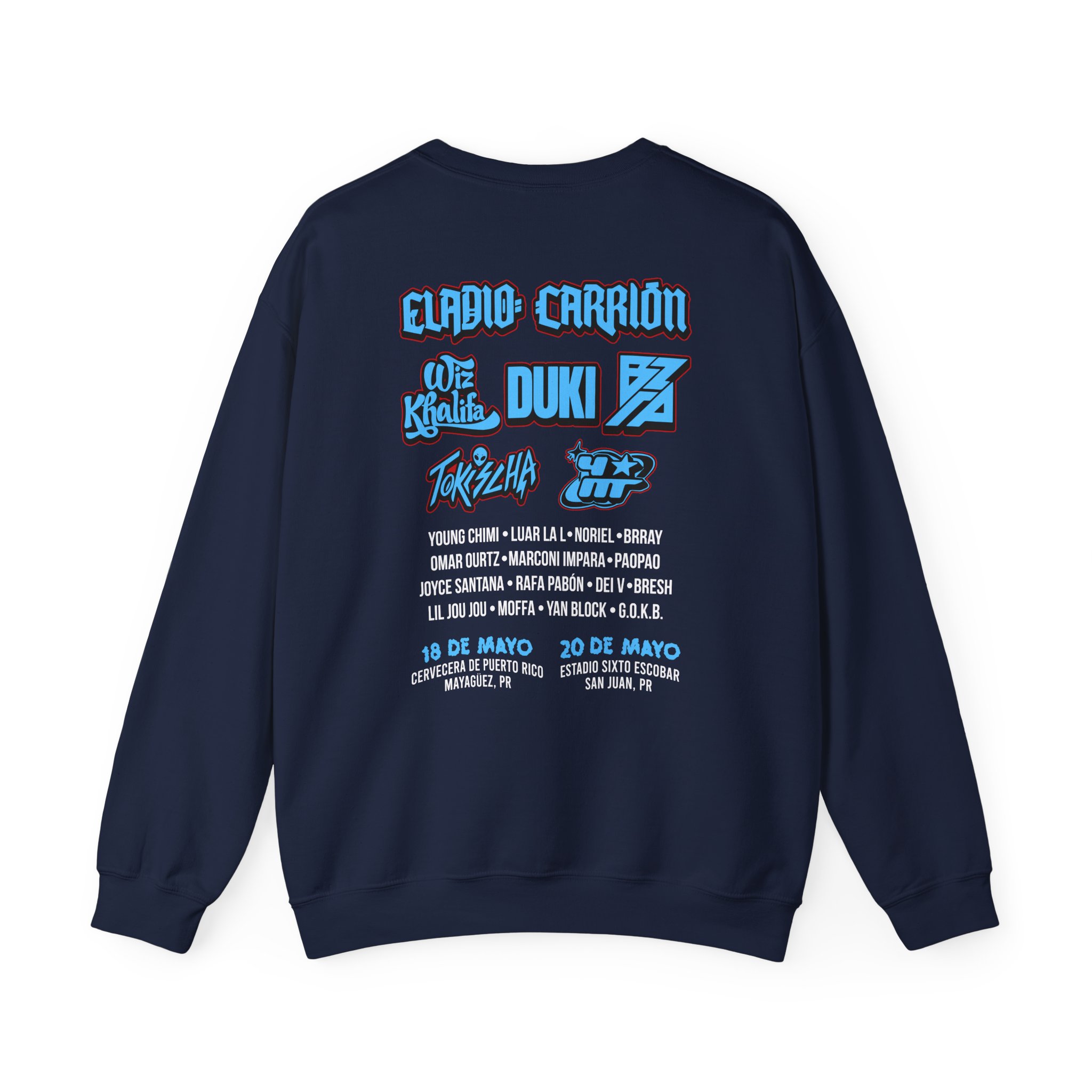 Eladio Carrion Sauce Boyz Fes Unisex Heavy Blendâ„¢ Crewneck Sweatshirt