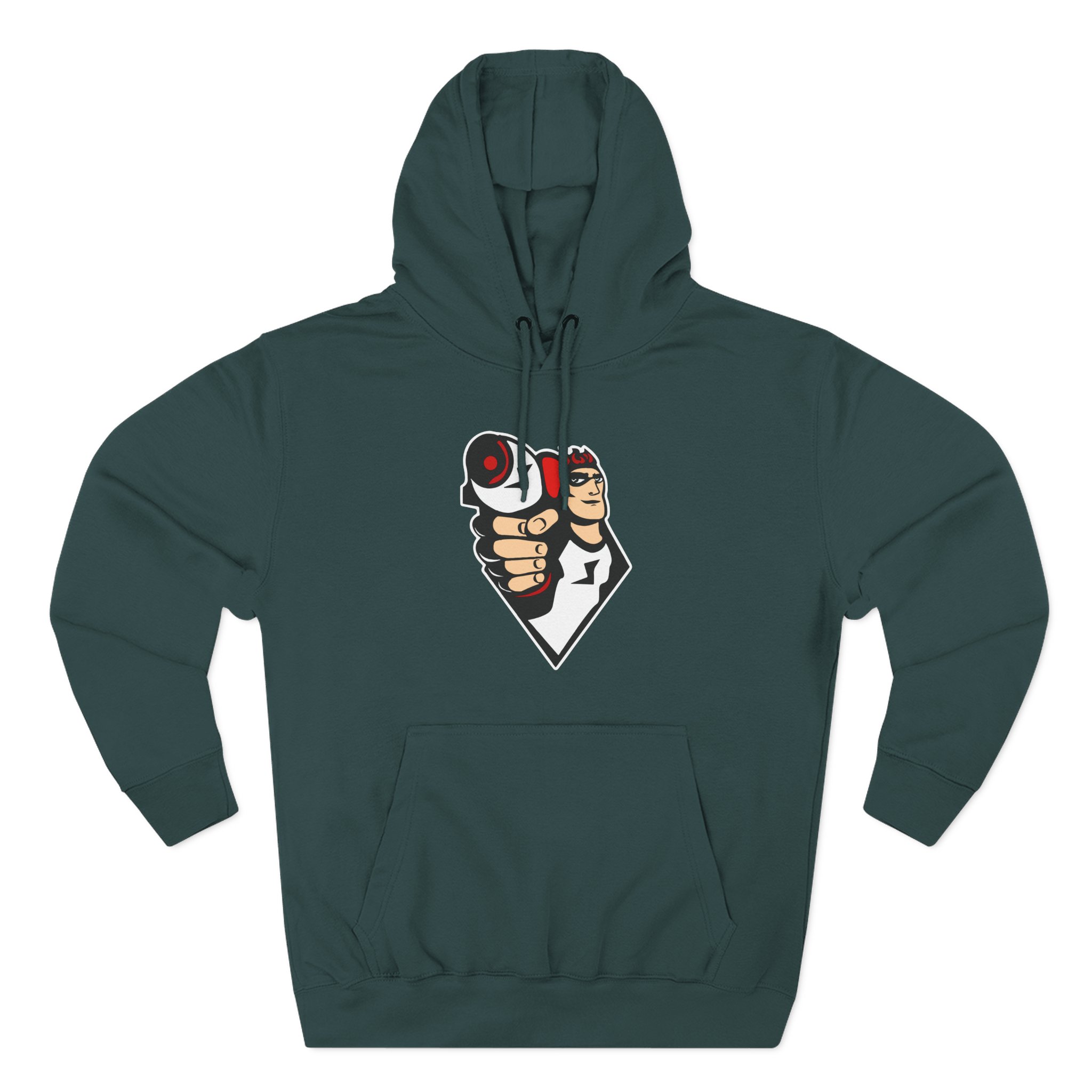 Lazarbeam Merch Three-Panel Fleece Hoodie