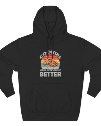 Cookieswirlc Make Everything Better Three-Panel Fleece Hoodie