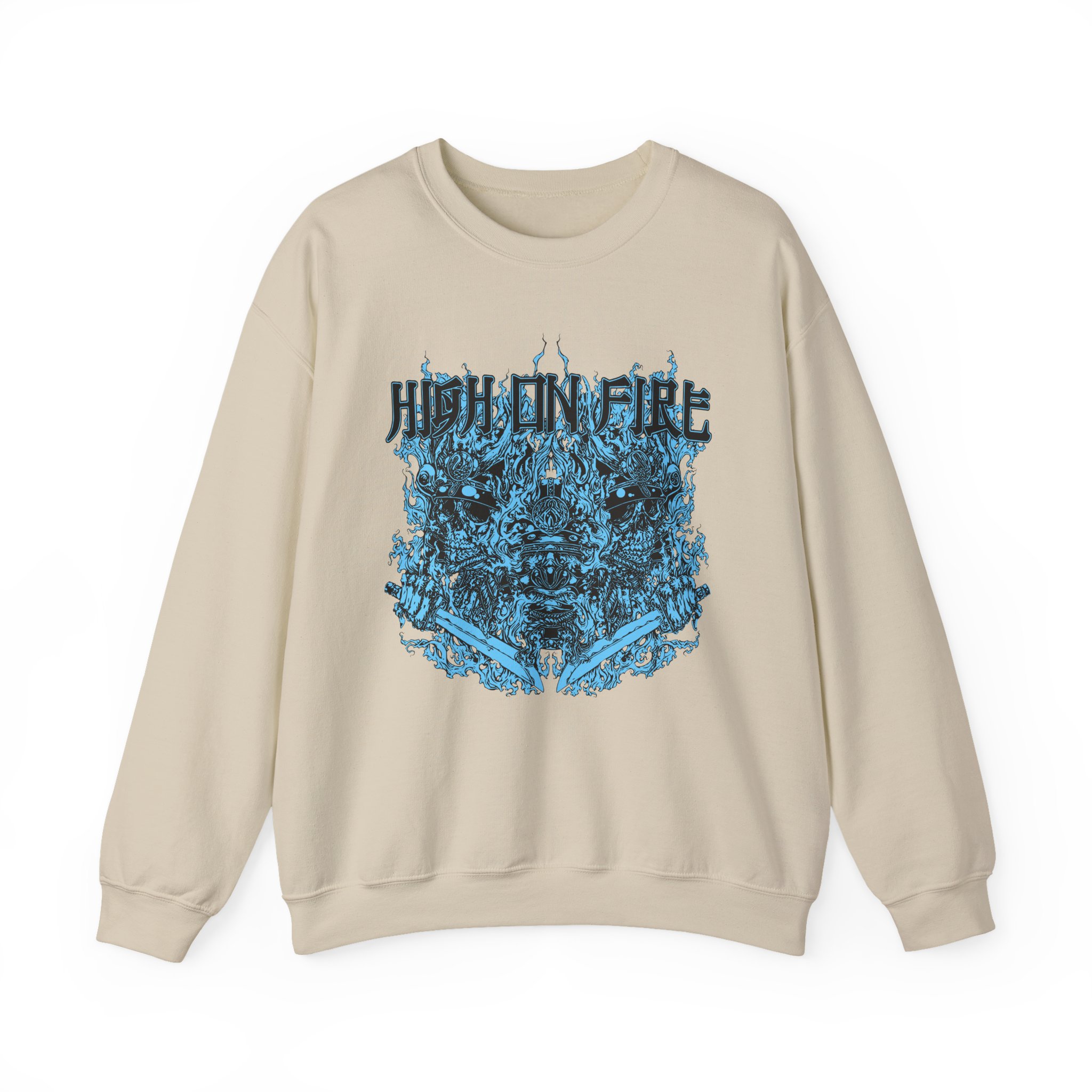 High on Fire Bastard Samurai Unisex Heavy Blendâ„¢ Crewneck Sweatshirt