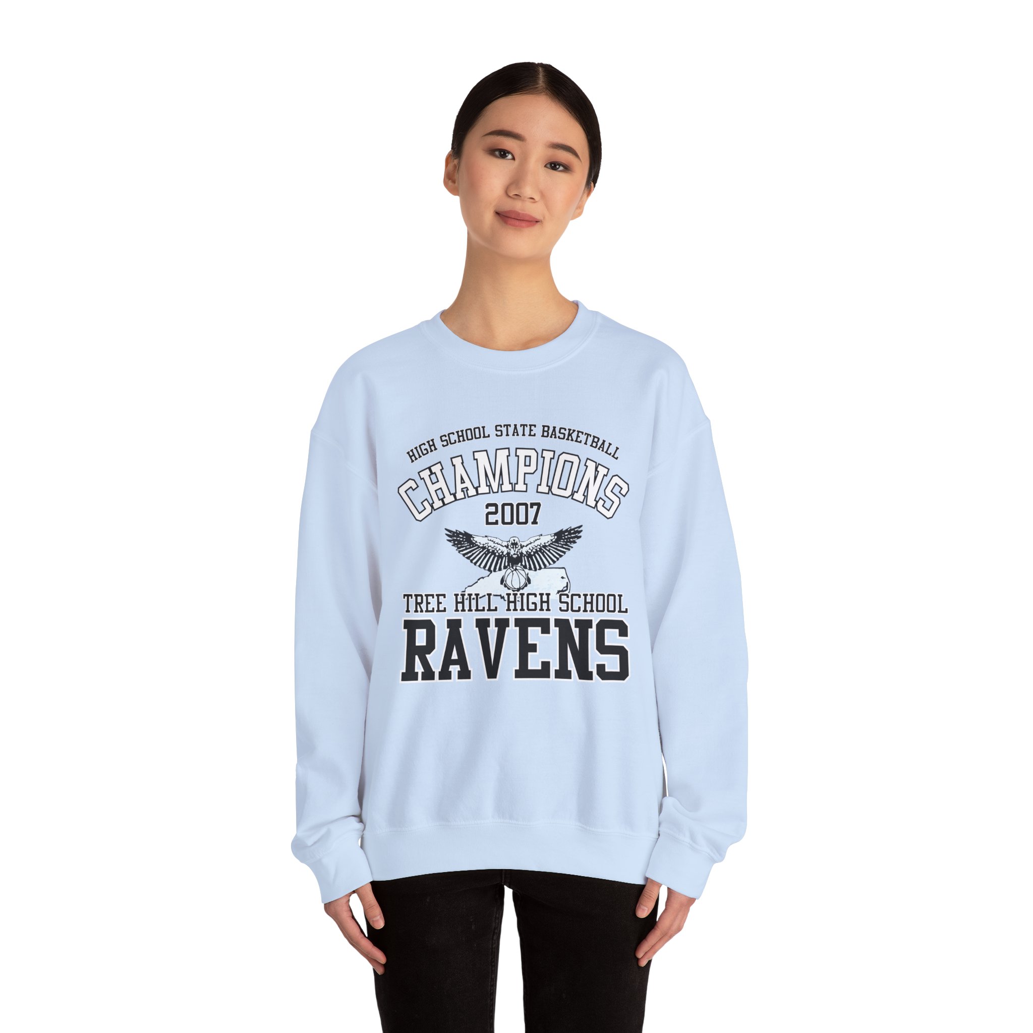 Tree Hill Ravens High School Champions One Tree Hill Unisex Heavy Blend Crewneck Sweatshirt