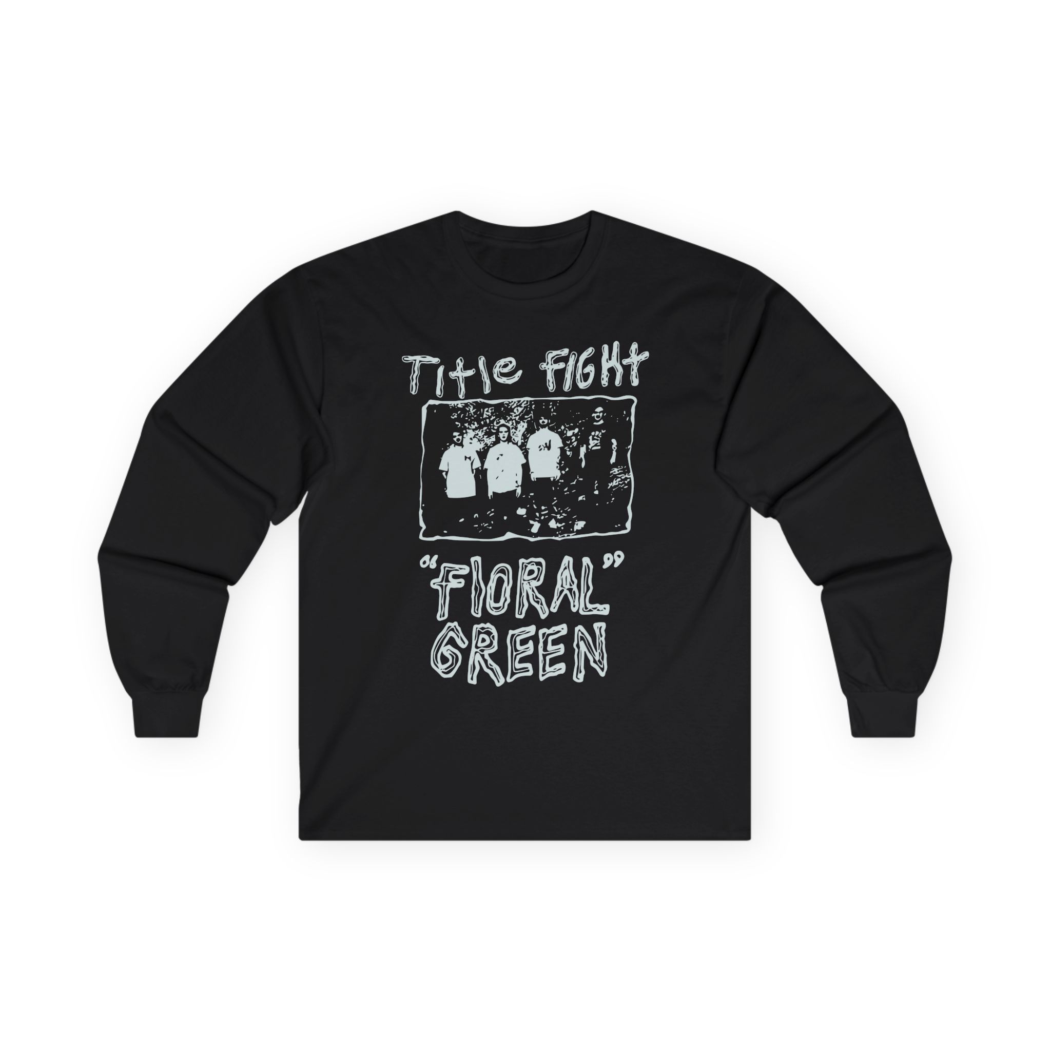 Title Fight Floral Green Unisex Ultra Cotton Long Sleeve Tee