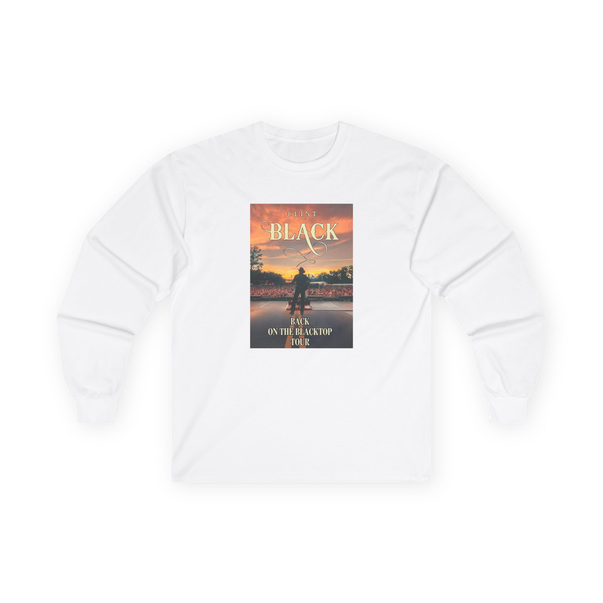 Clint Black Blacktop Unisex Ultra Cotton Long Sleeve Tee