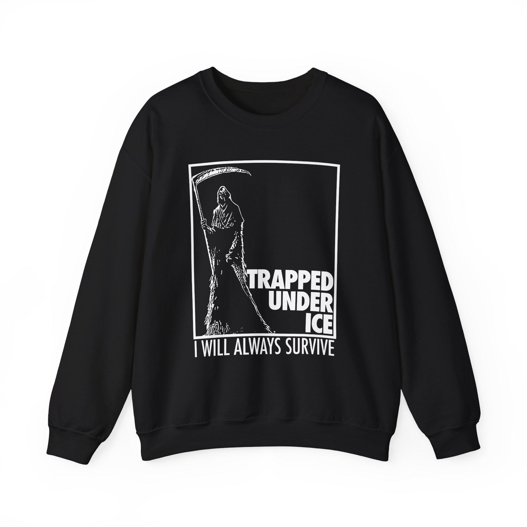 Trapped Under Ice Reaper Unisex Heavy Blend Crewneck Sweatshirt