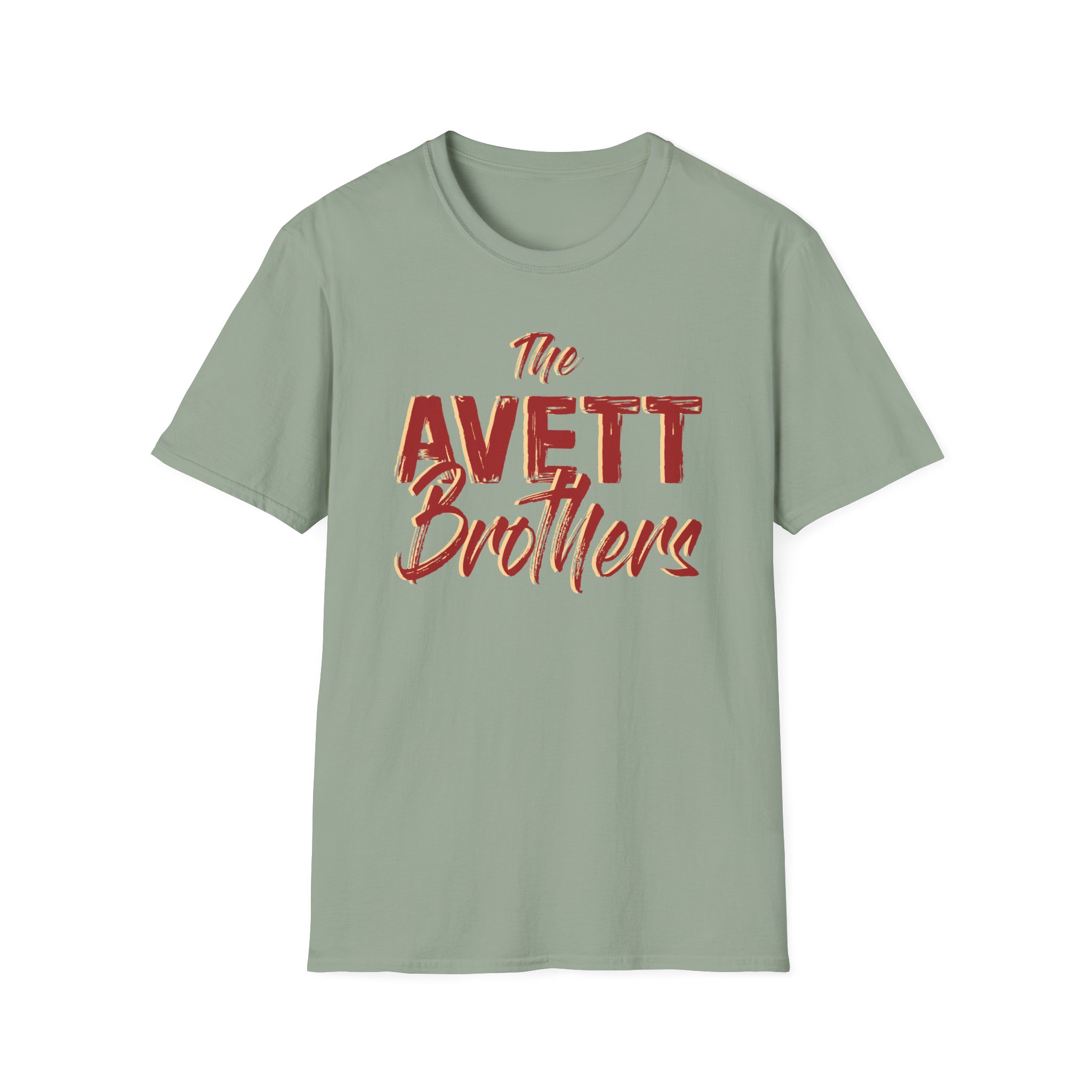 Avett Brothers Painted Sign Logo Unisex Softstyle T-Shirt