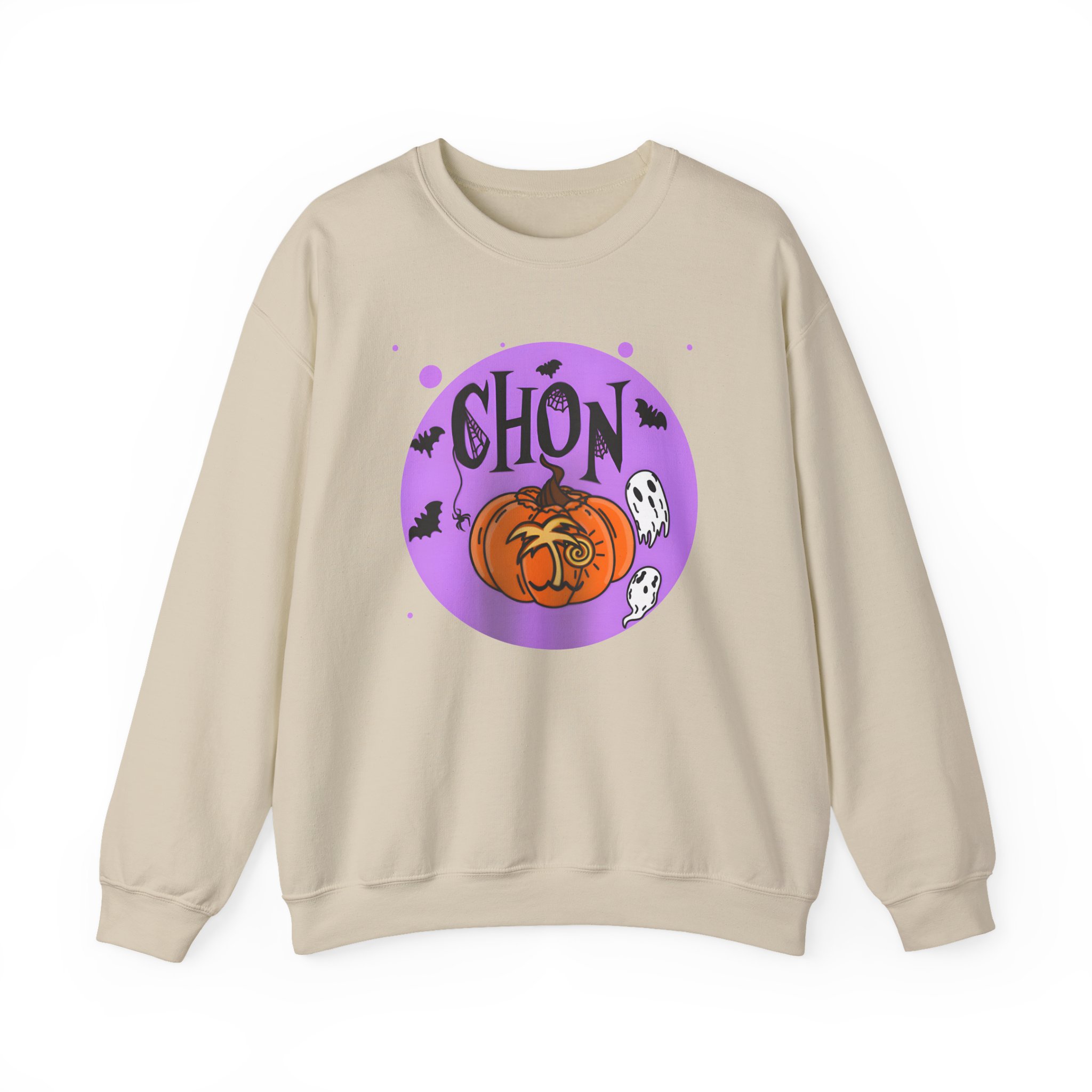 Chon Spooky Halloween Unisex Heavy Blendâ„¢ Crewneck Sweatshirt