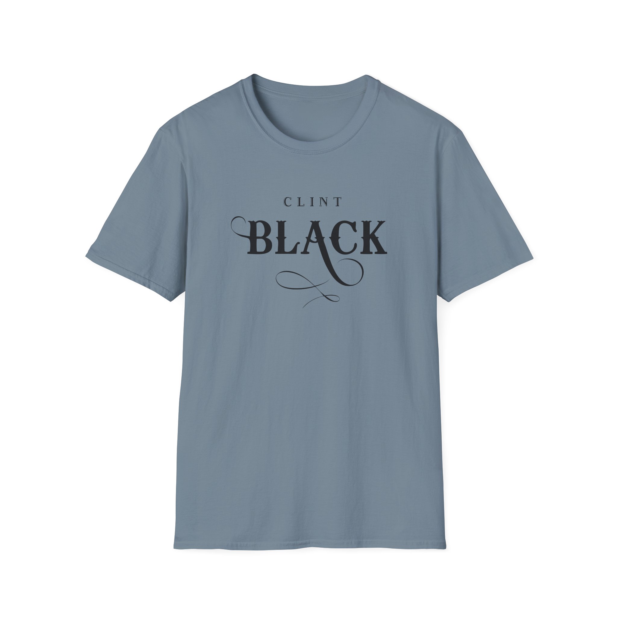 Clint Black Logo Espresso Unisex Softstyle T-Shirt