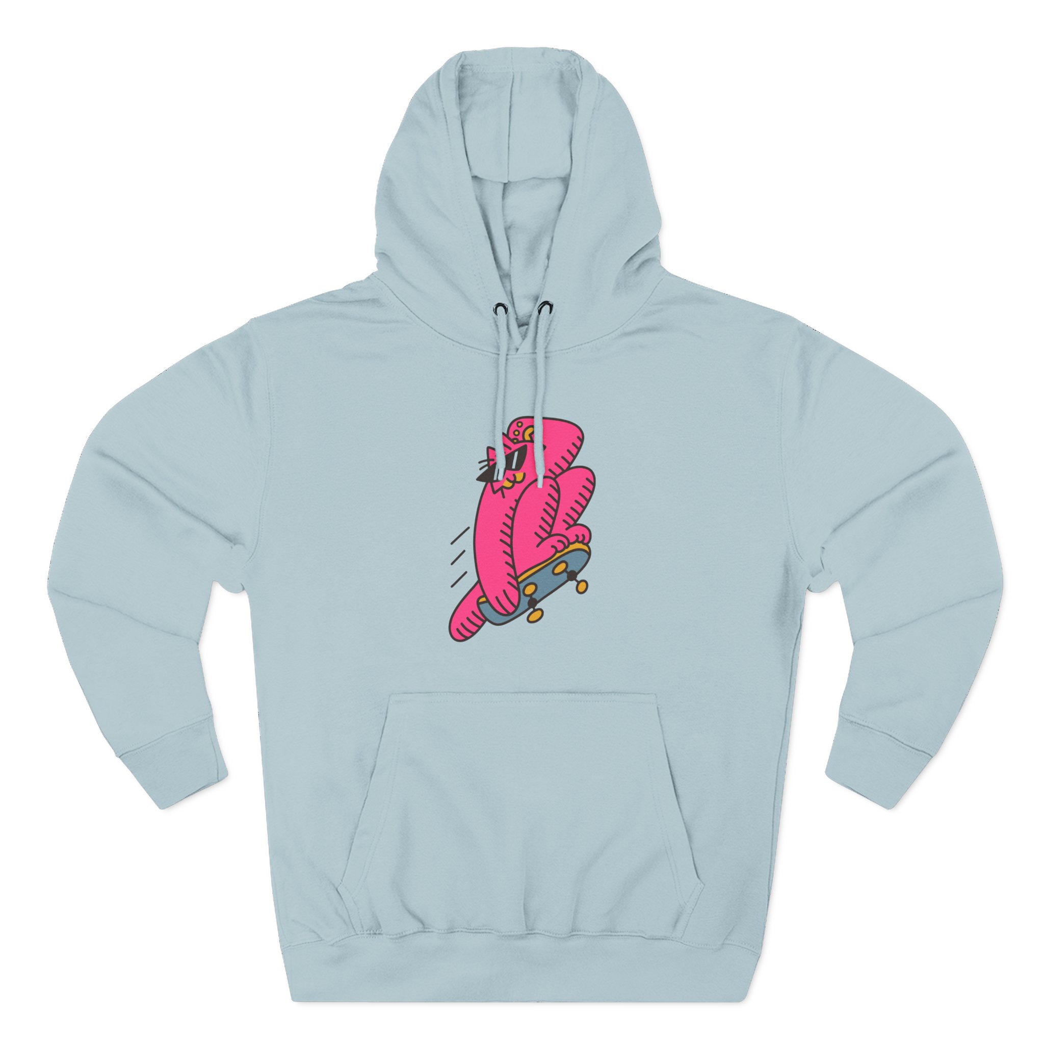 Grounded Hoops Three-Panel Fleece Hoodie