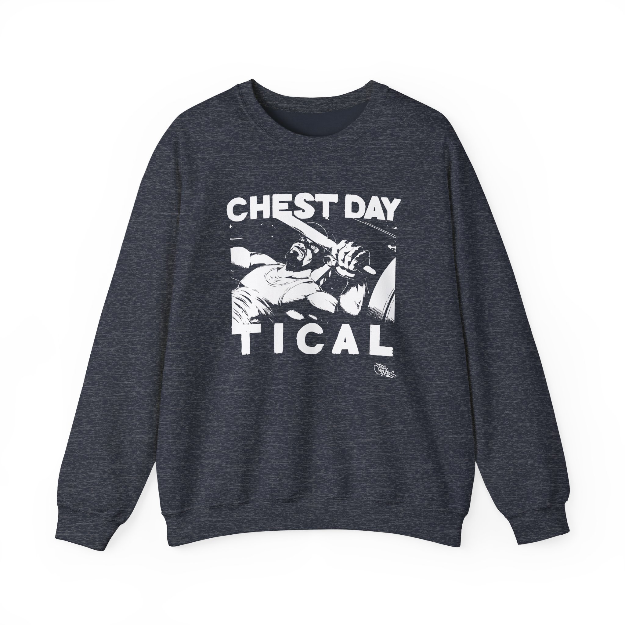 Method Man Chest Day Unisex Heavy Blendâ„¢ Crewneck Sweatshirt