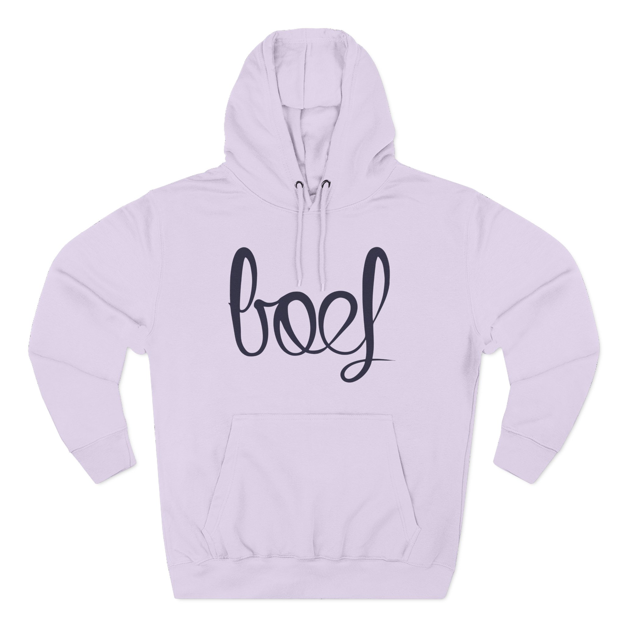 Boef Three-Panel Fleece Hoodie