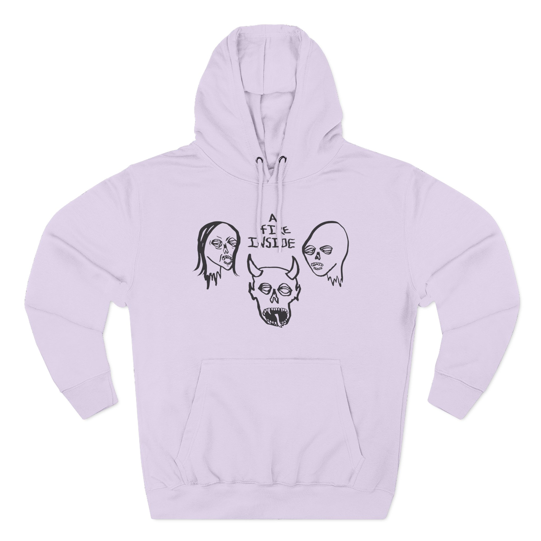Afi Faces Three-Panel Fleece Hoodie